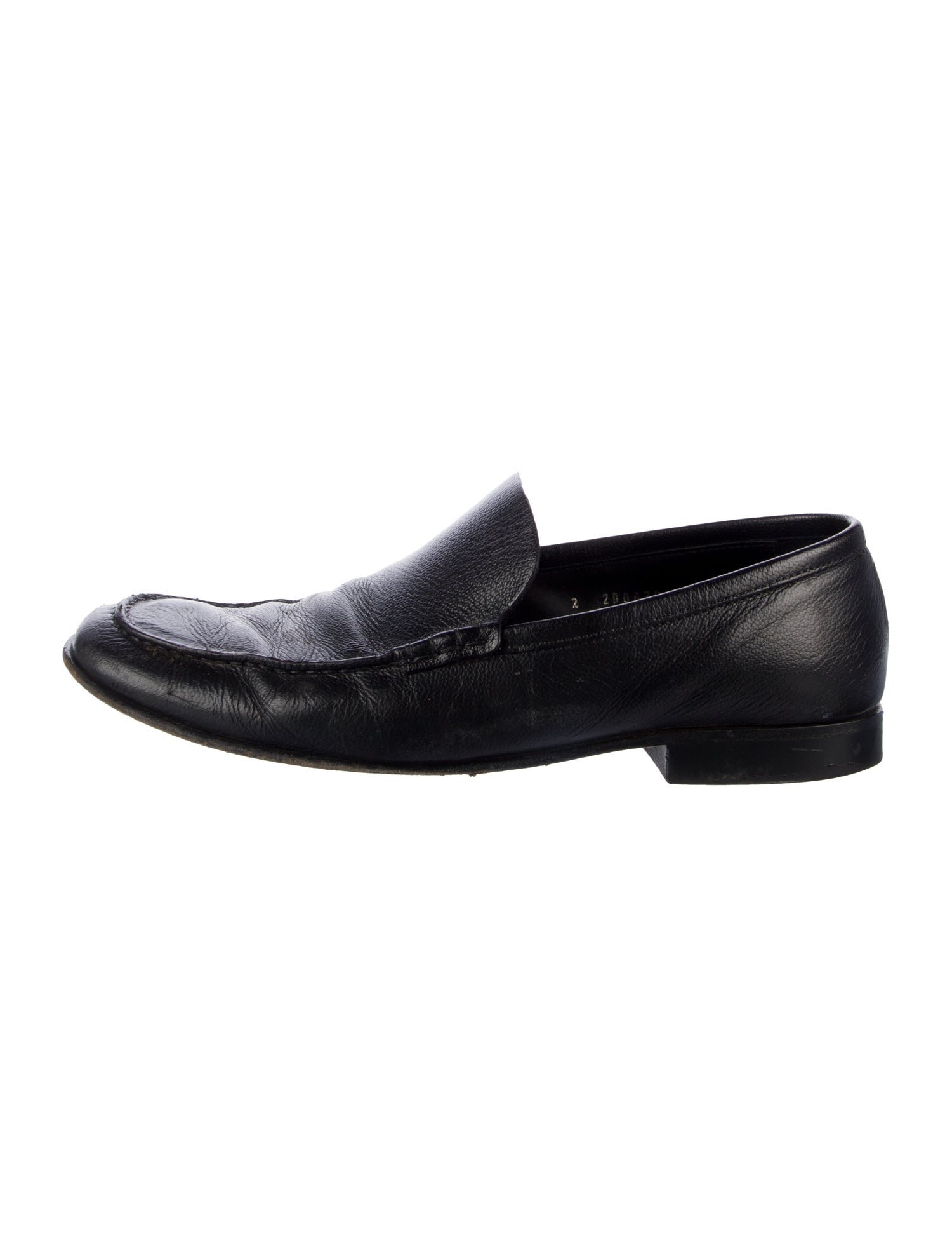 Prada Leather Dress Loafers