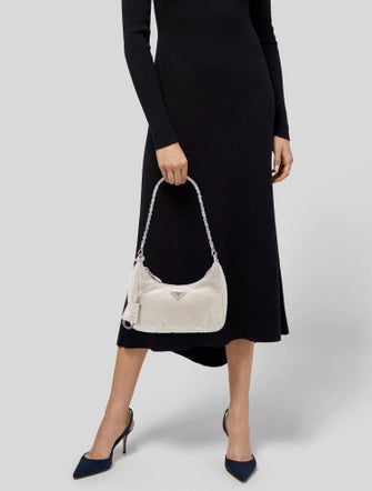 Prada Enameled Metal Triangle Re-Edition 2005