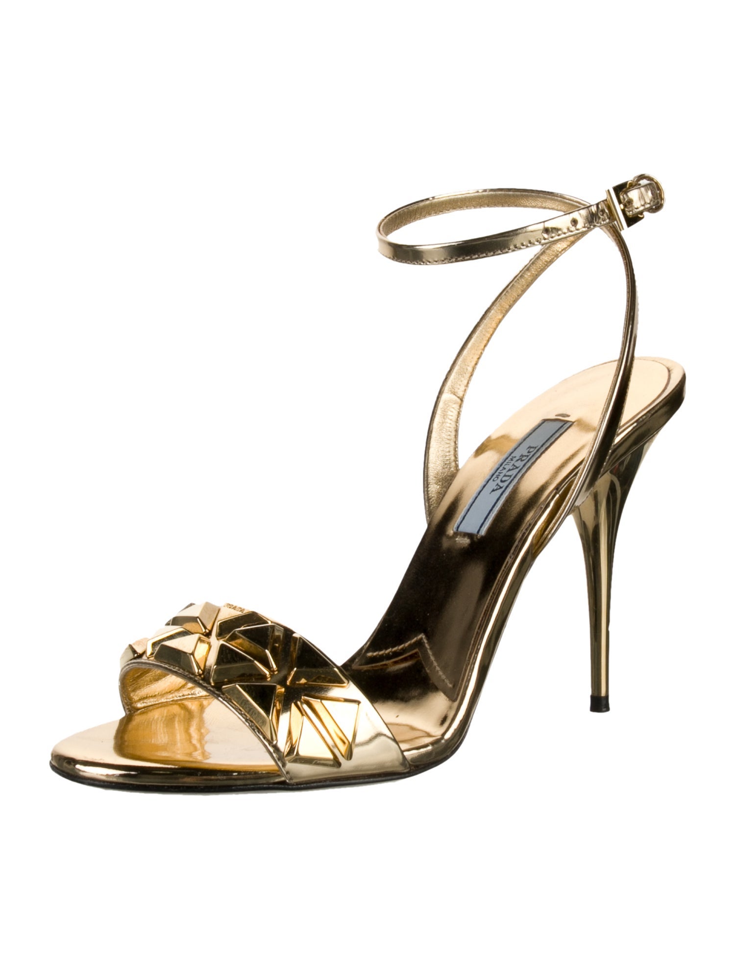 Prada Patent Leather Sandals