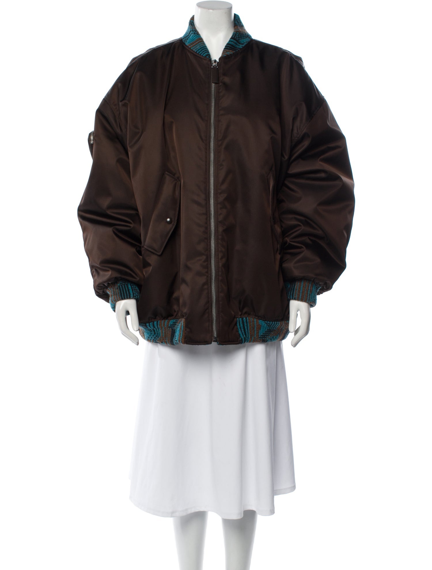 Prada 2021 Re-Nylon Bomber Jacket