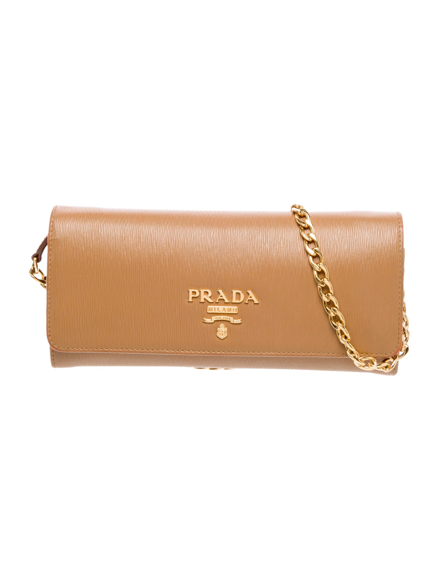Prada Vitello Move Leather Clutch