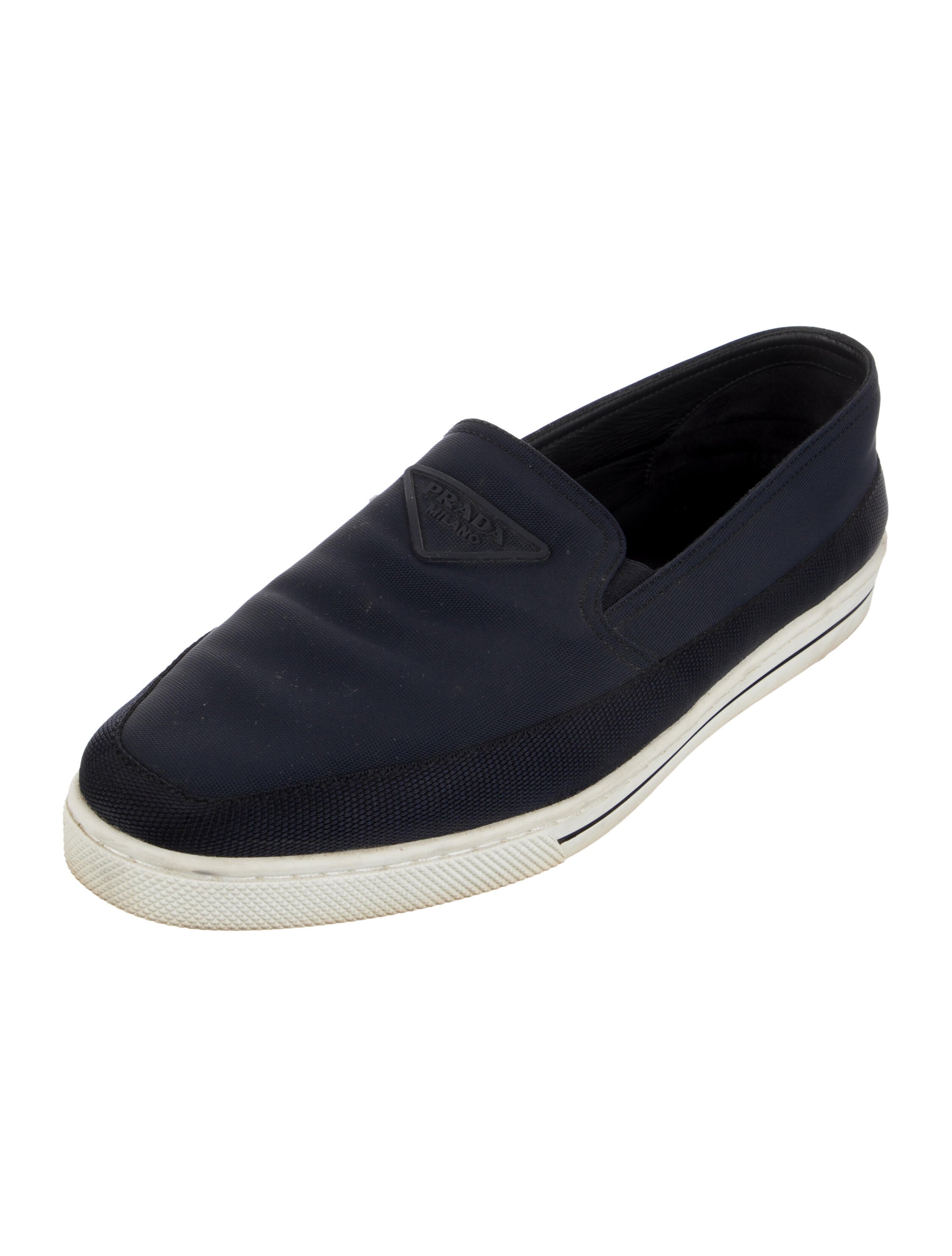 Prada Nylon Printed Loafer Sneakers