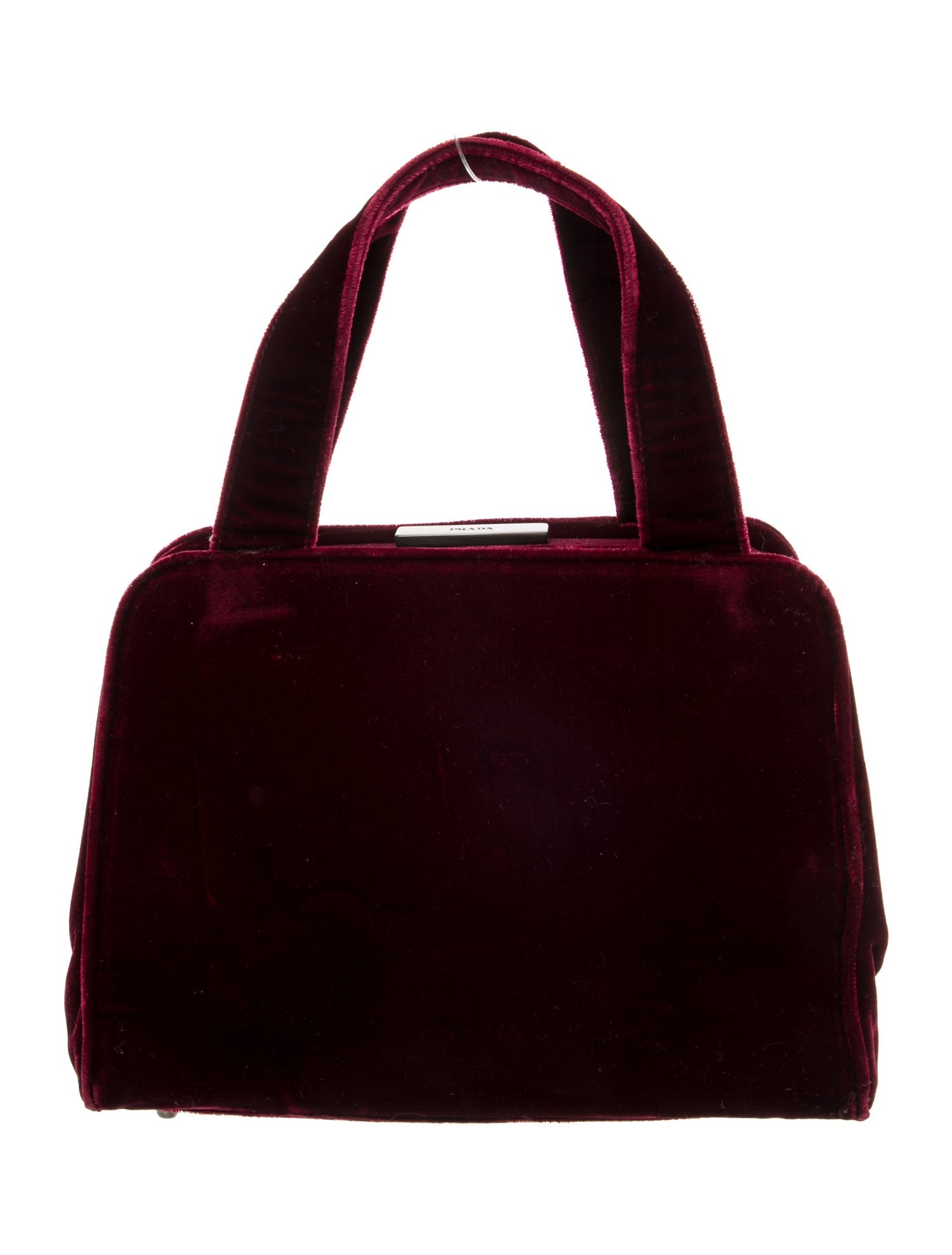 Prada Velvet Top Handle Bag