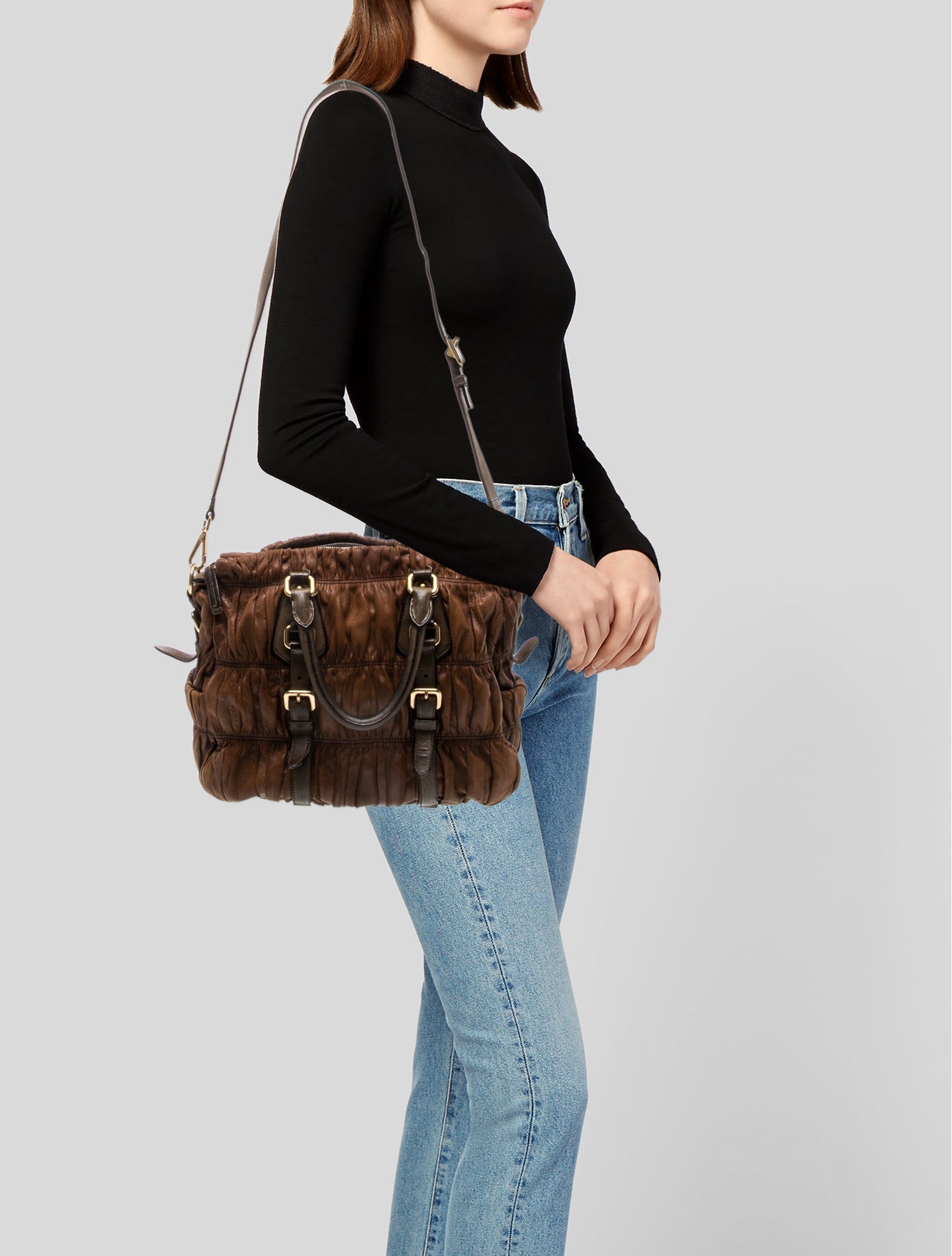 Prada Leather Shoulder Bag