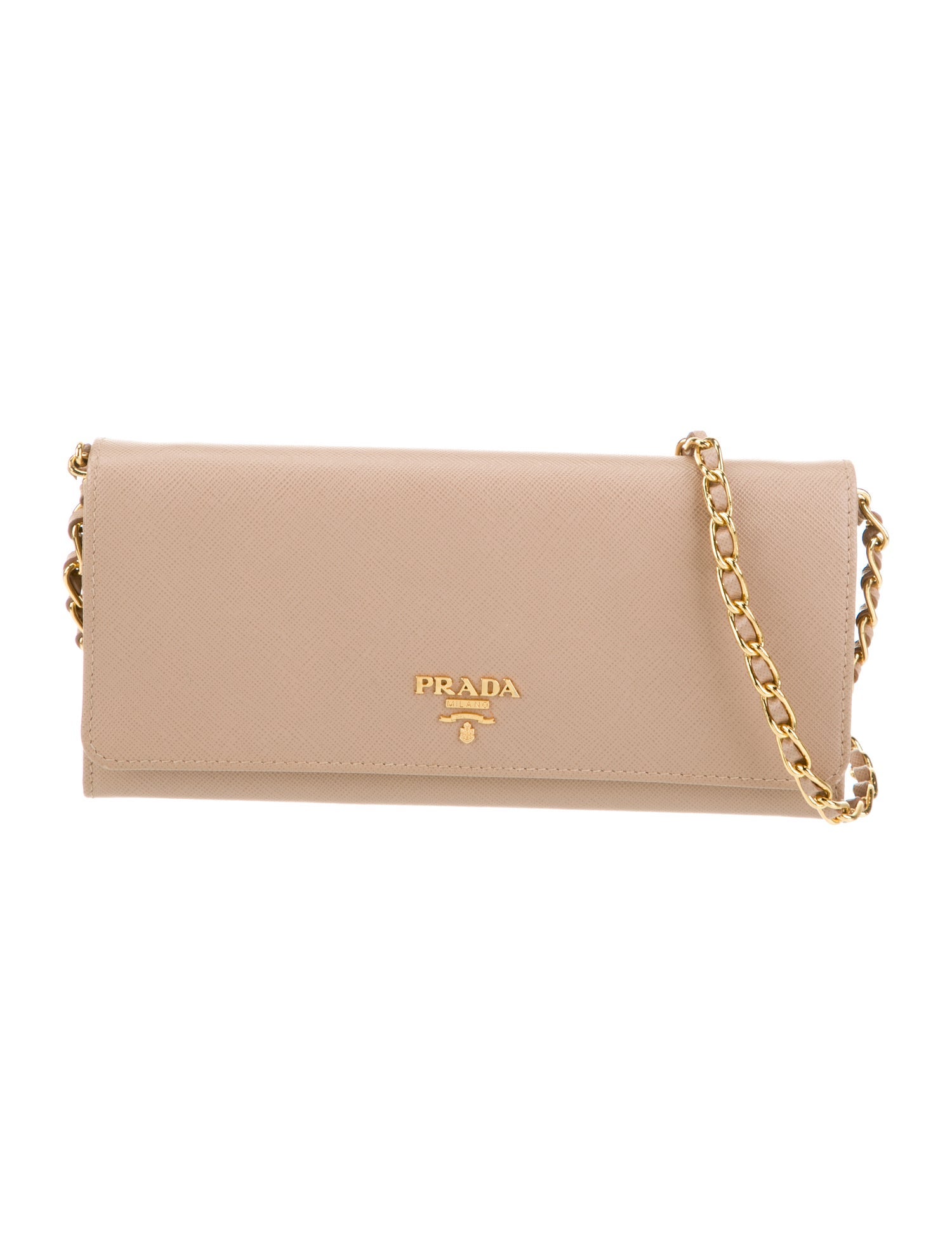 Prada Saffiano Leather Metal