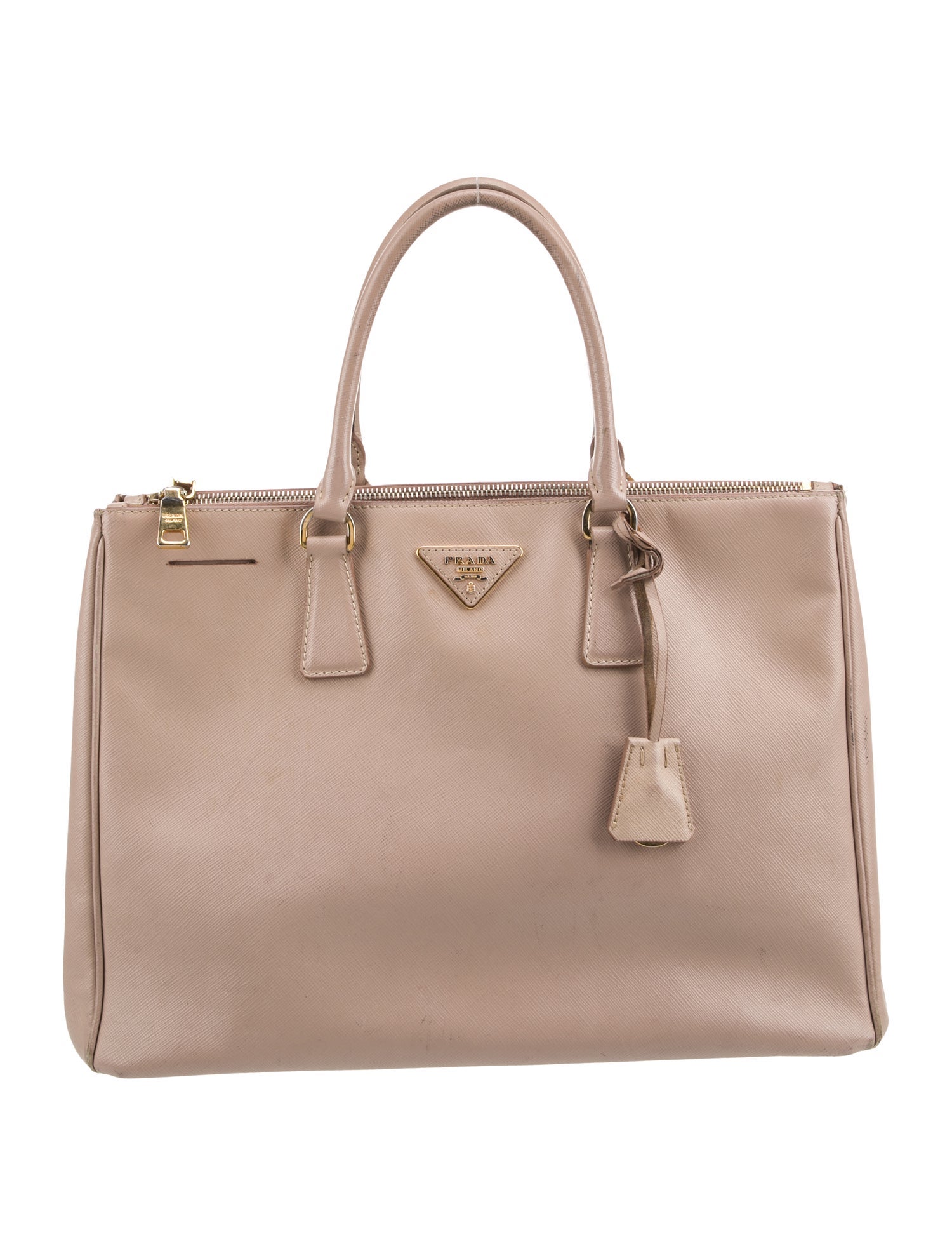 Prada Saffiano Leather Galleria Double Zip Medium
