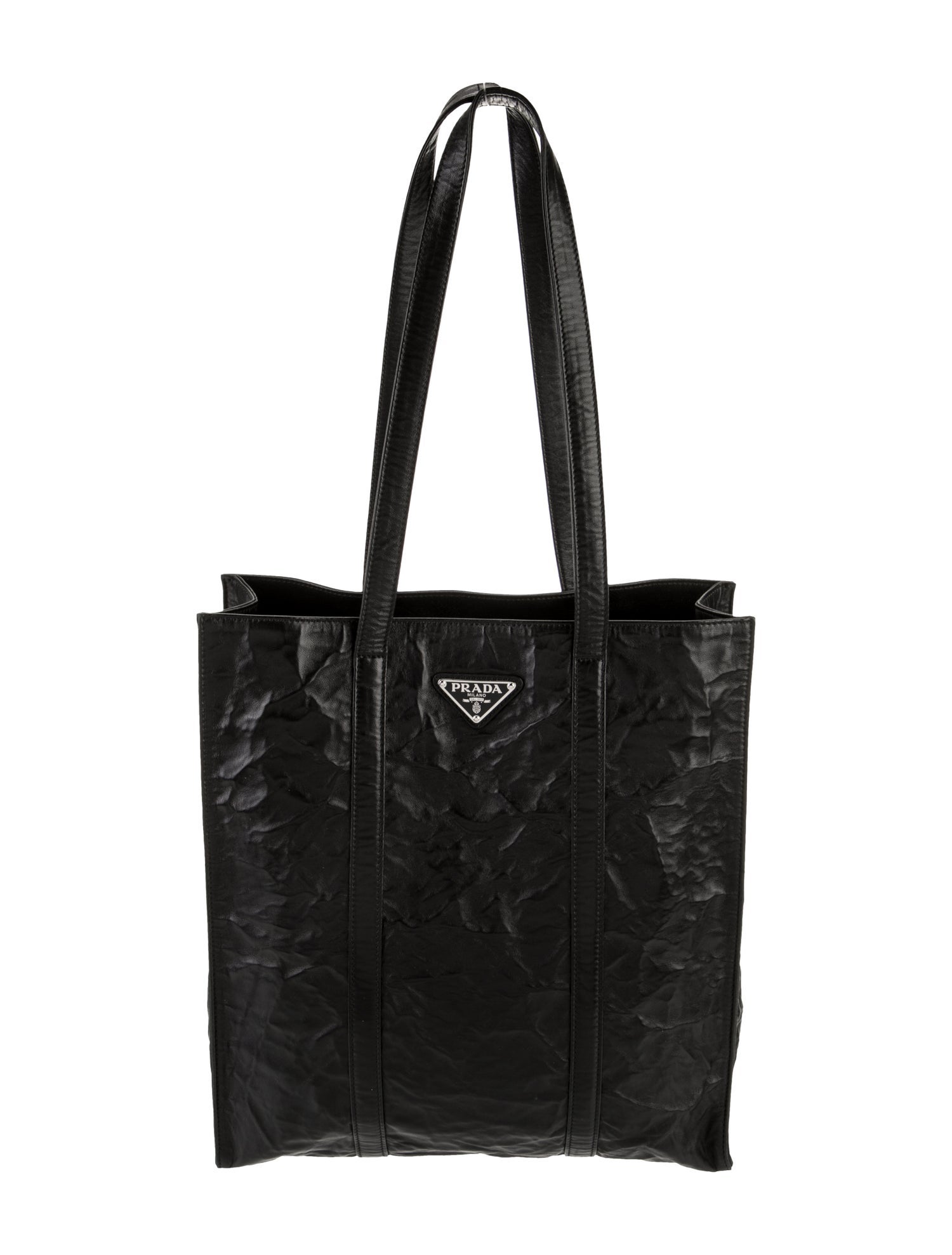 Prada Nappa Antique Leather Tote 2023