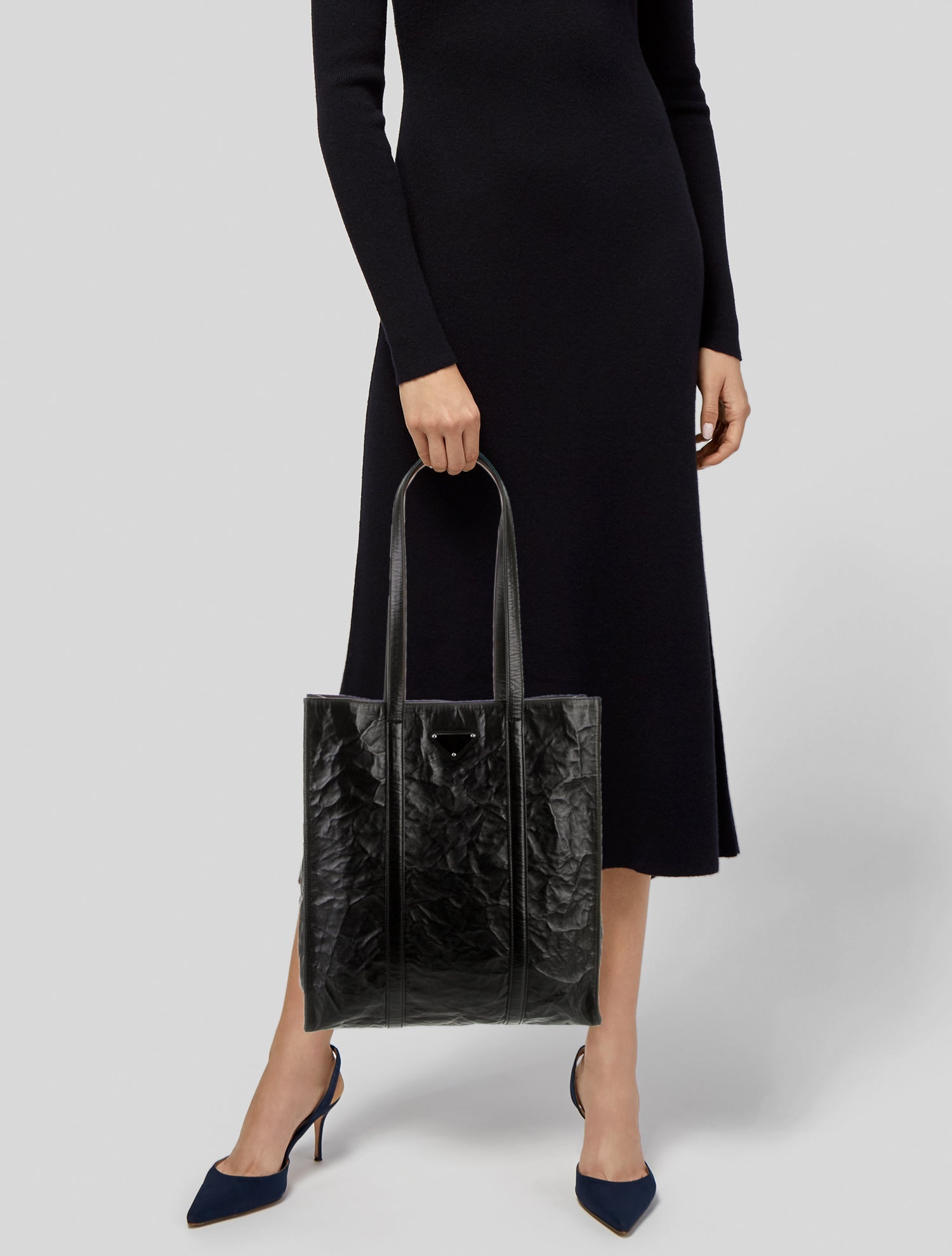 Prada Nappa Antique Leather Tote 2023