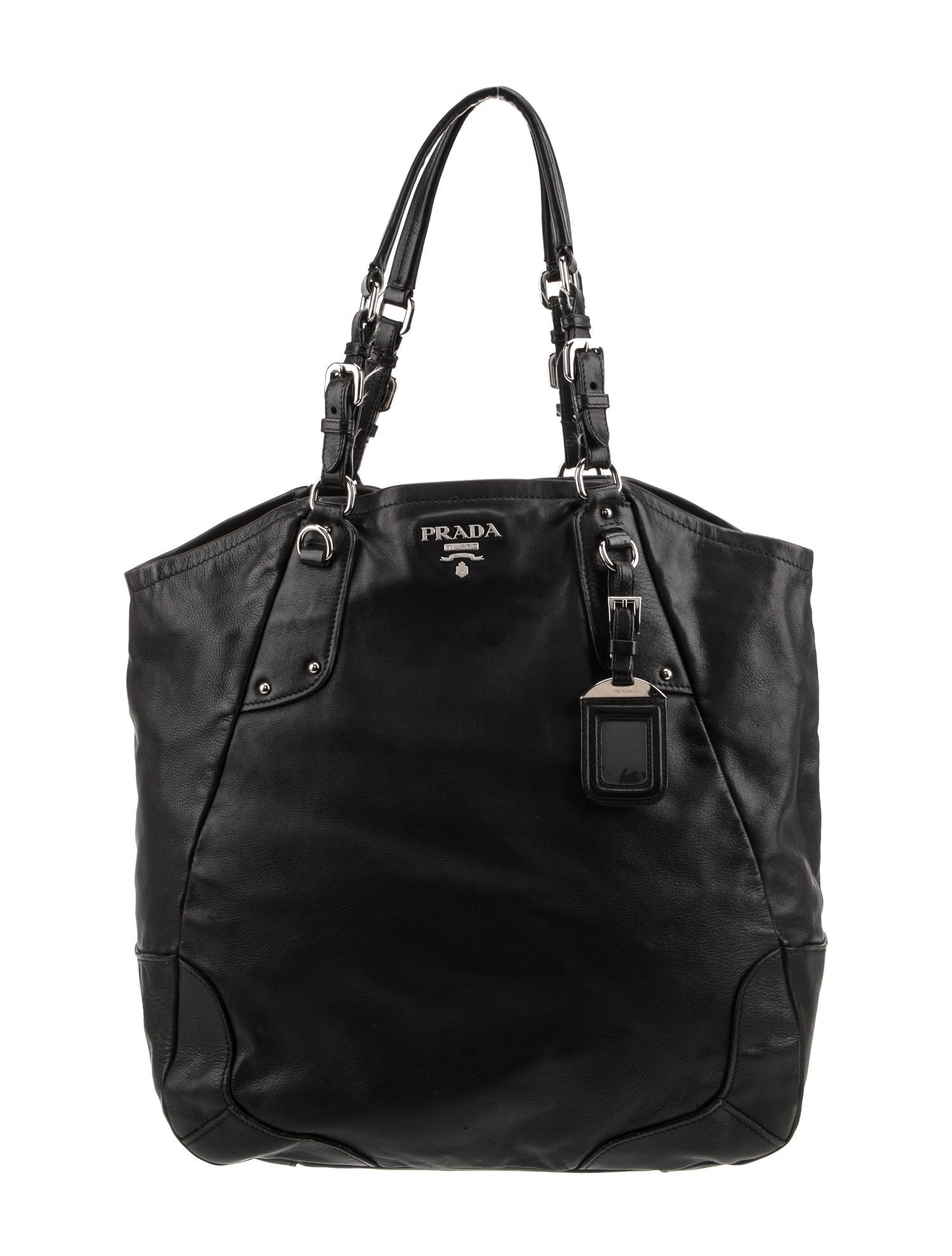 Prada Glace Calf Leather Shoulder Bag