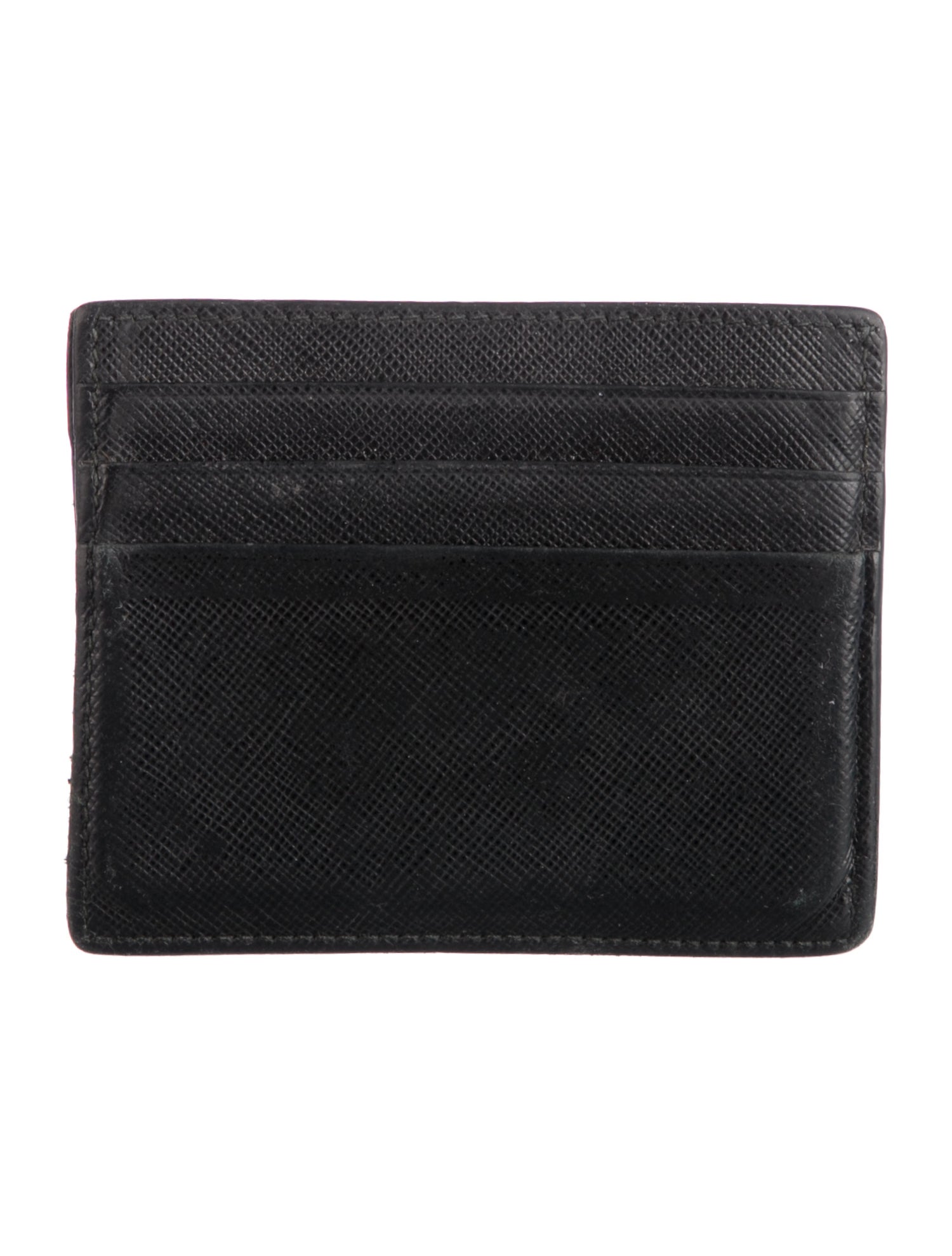 Prada Saffiano Cuir Leather Card Holder