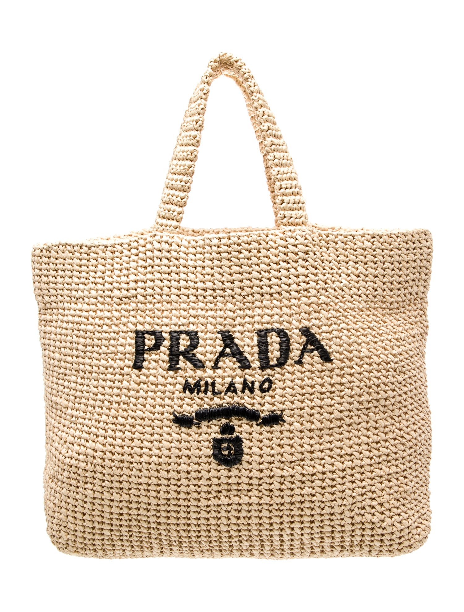 Prada Enameled Metal Triangle Tote