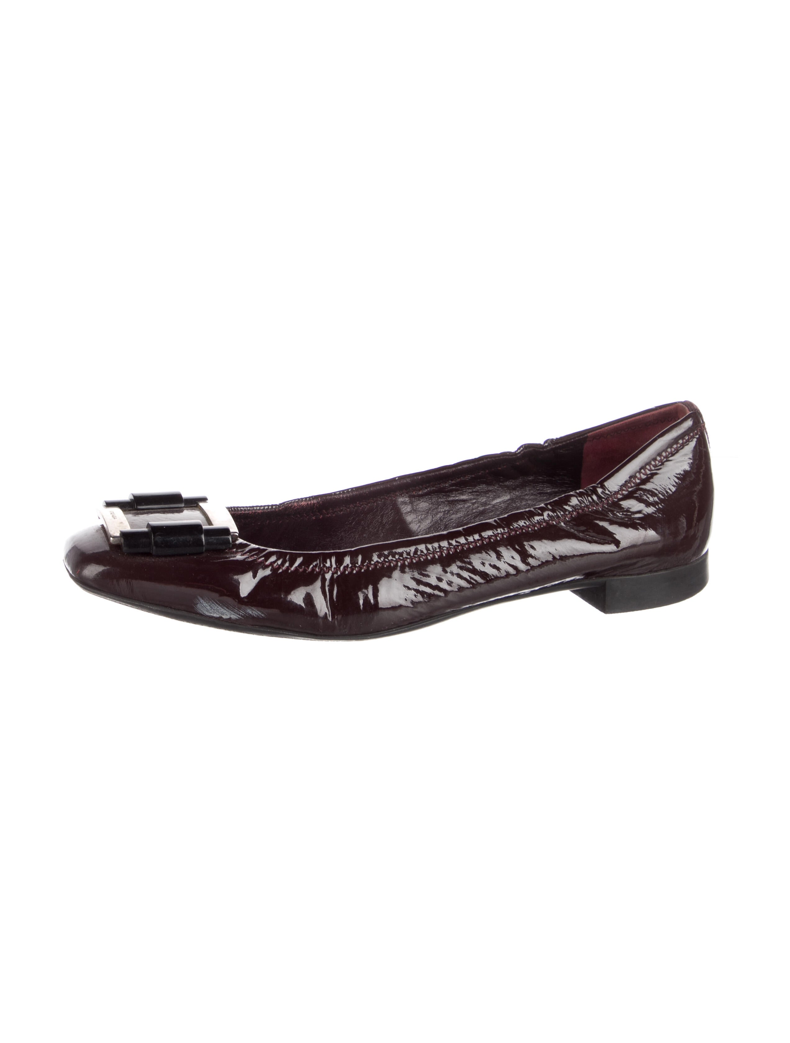 Prada Patent Leather Ballet Flats