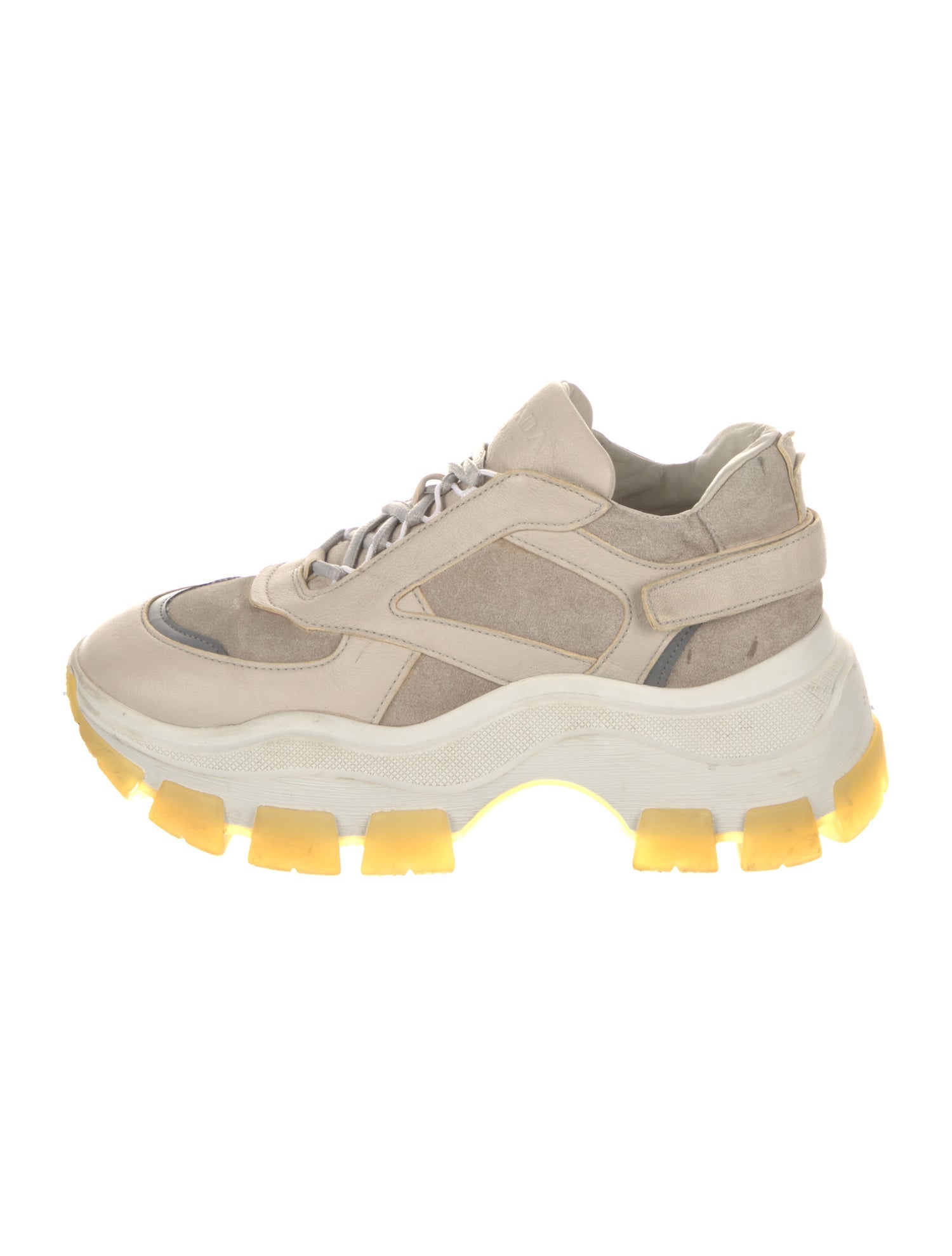 Prada Leather Chunky Sneakers