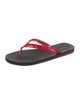 Prada Patent Leather Flip Flops