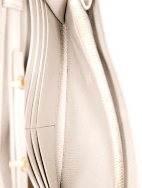 Prada Saffiano Leather Metal