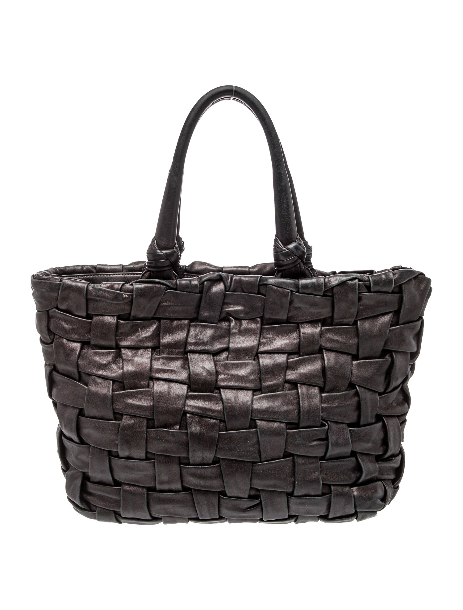 Prada Leather Top Handle Bag