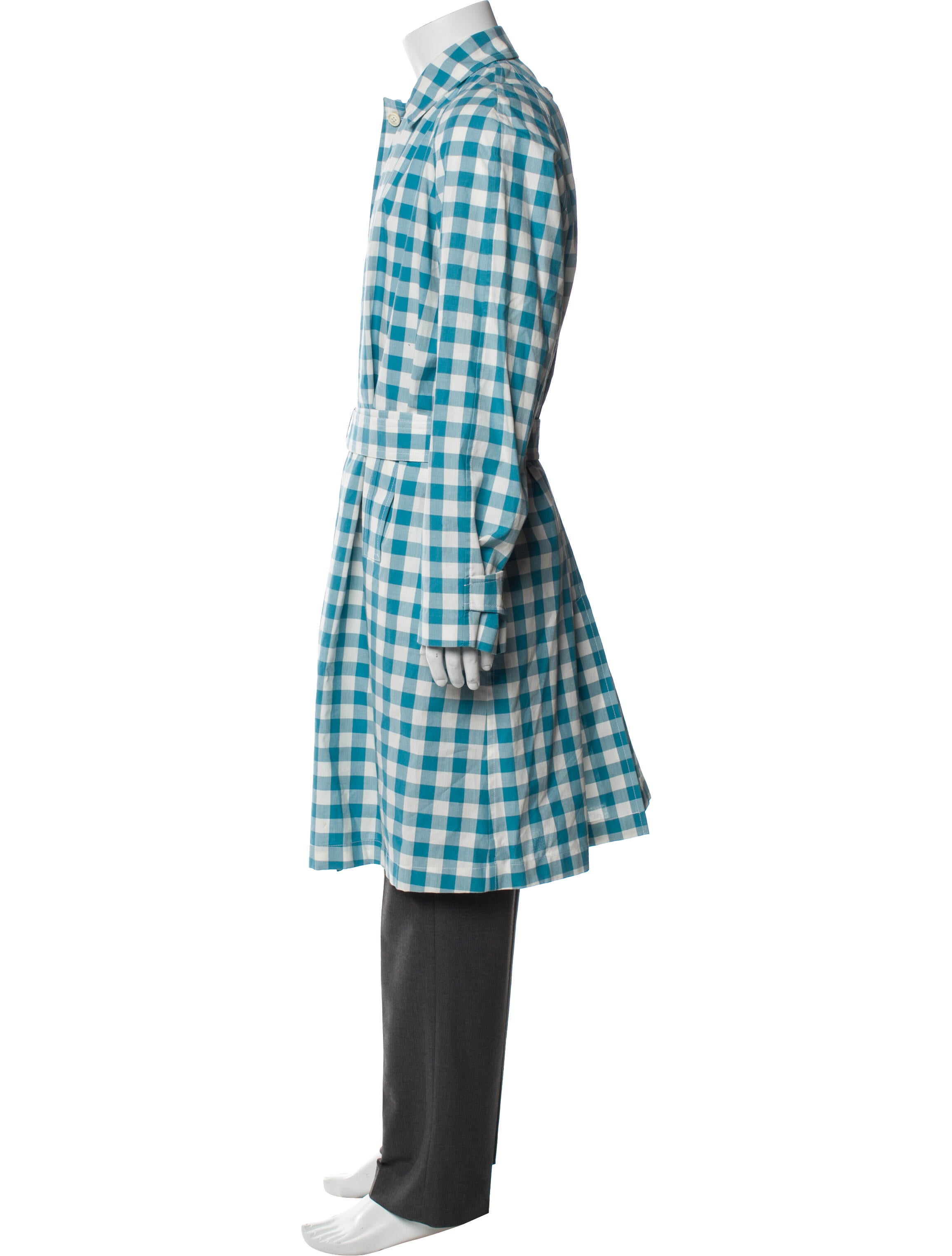 Prada 2023 Plaid Print Parka w/ Tags