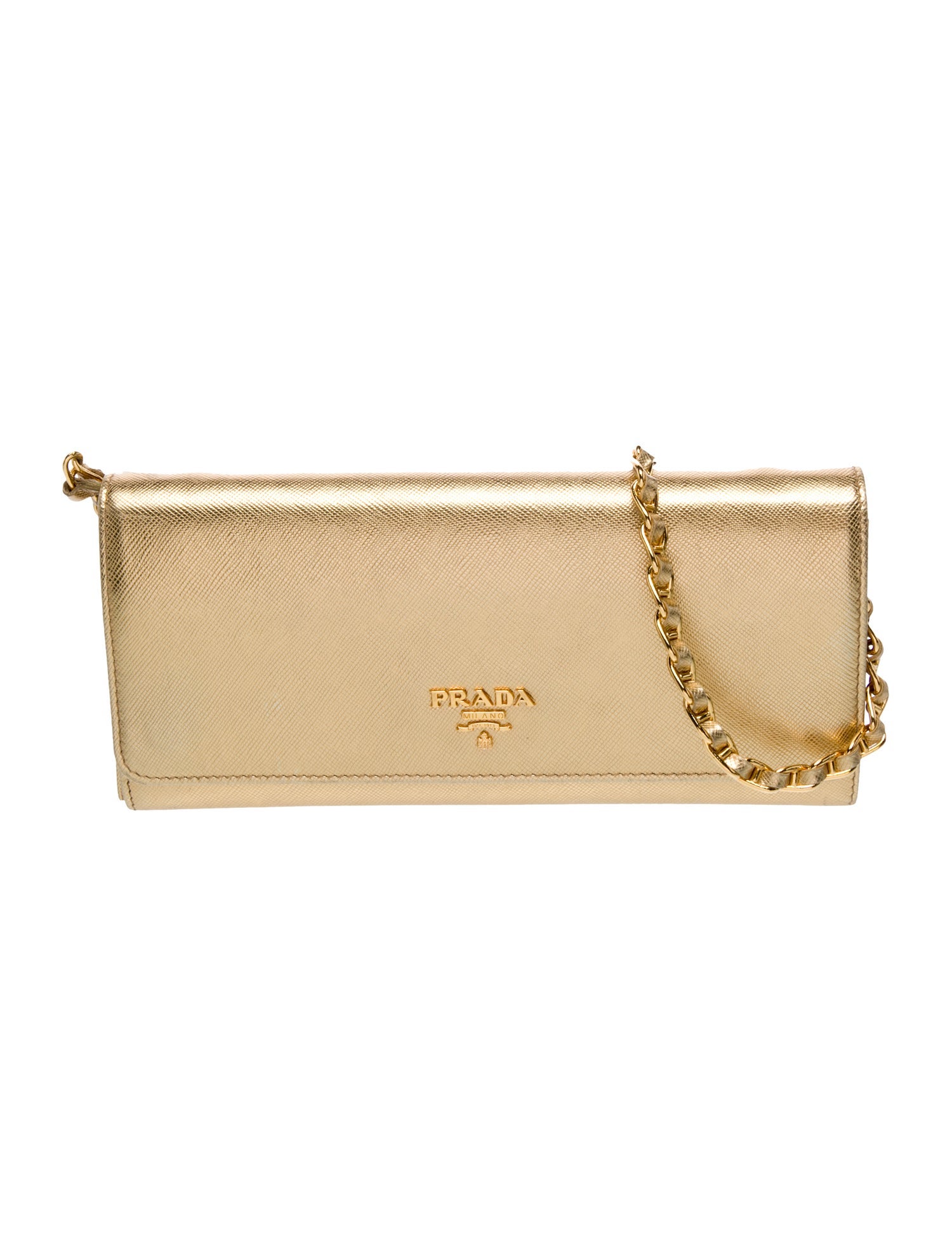 Prada Saffiano Leather Clutch