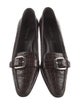 Prada Embossed Leather Printed Loafers