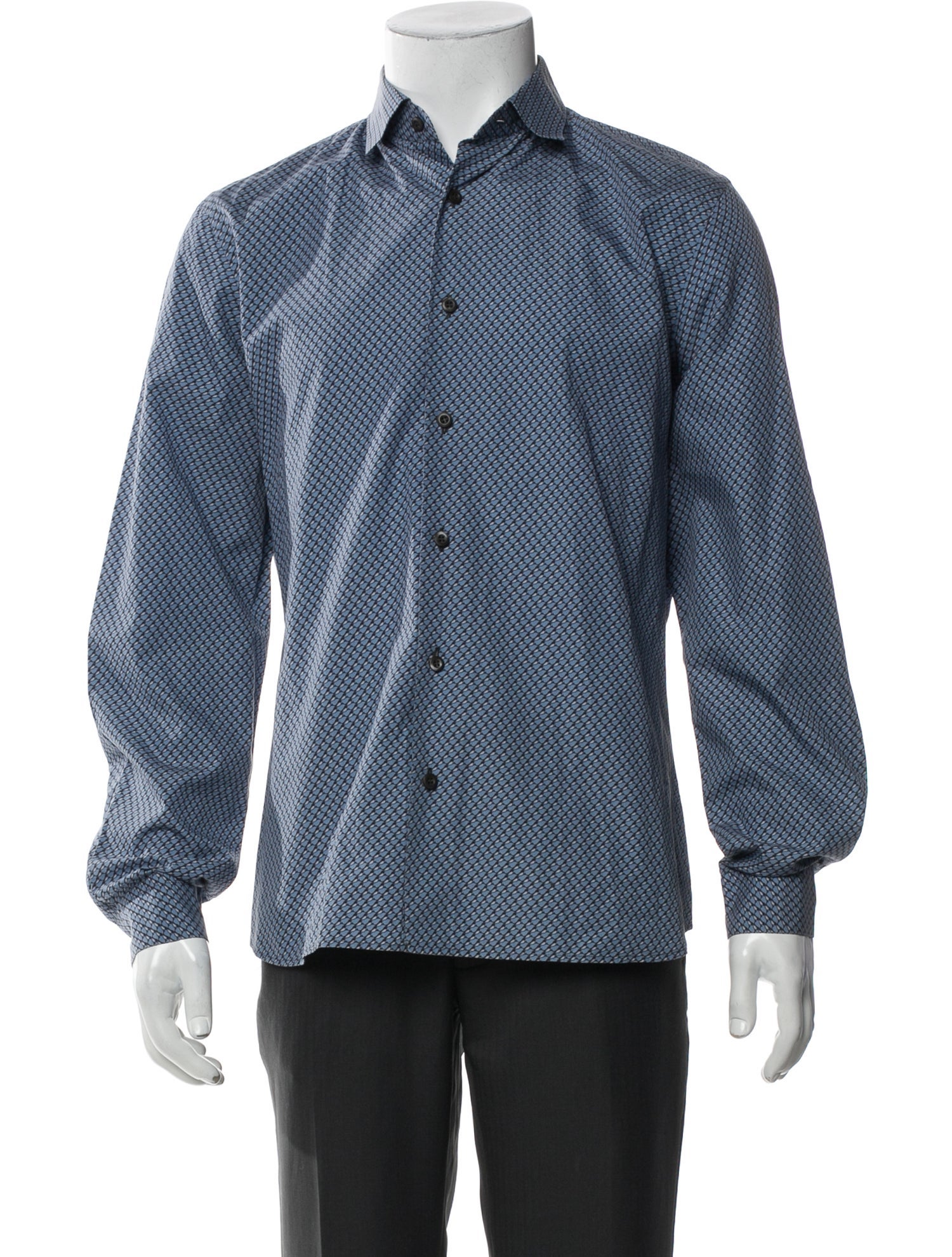 Prada 2014 Printed Dress Shirt