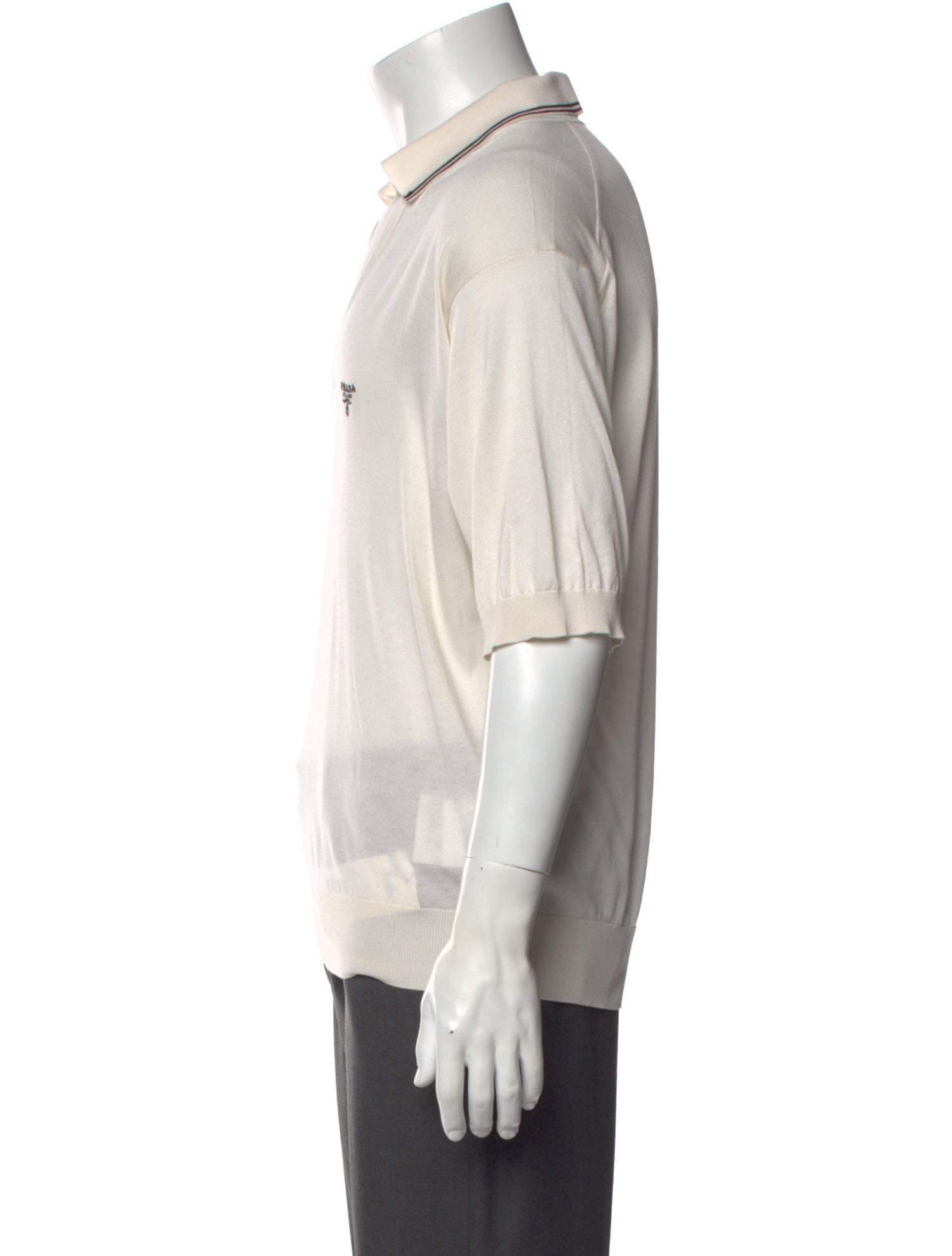 Prada 2024 V-Neck Polo Shirt w/ Tags