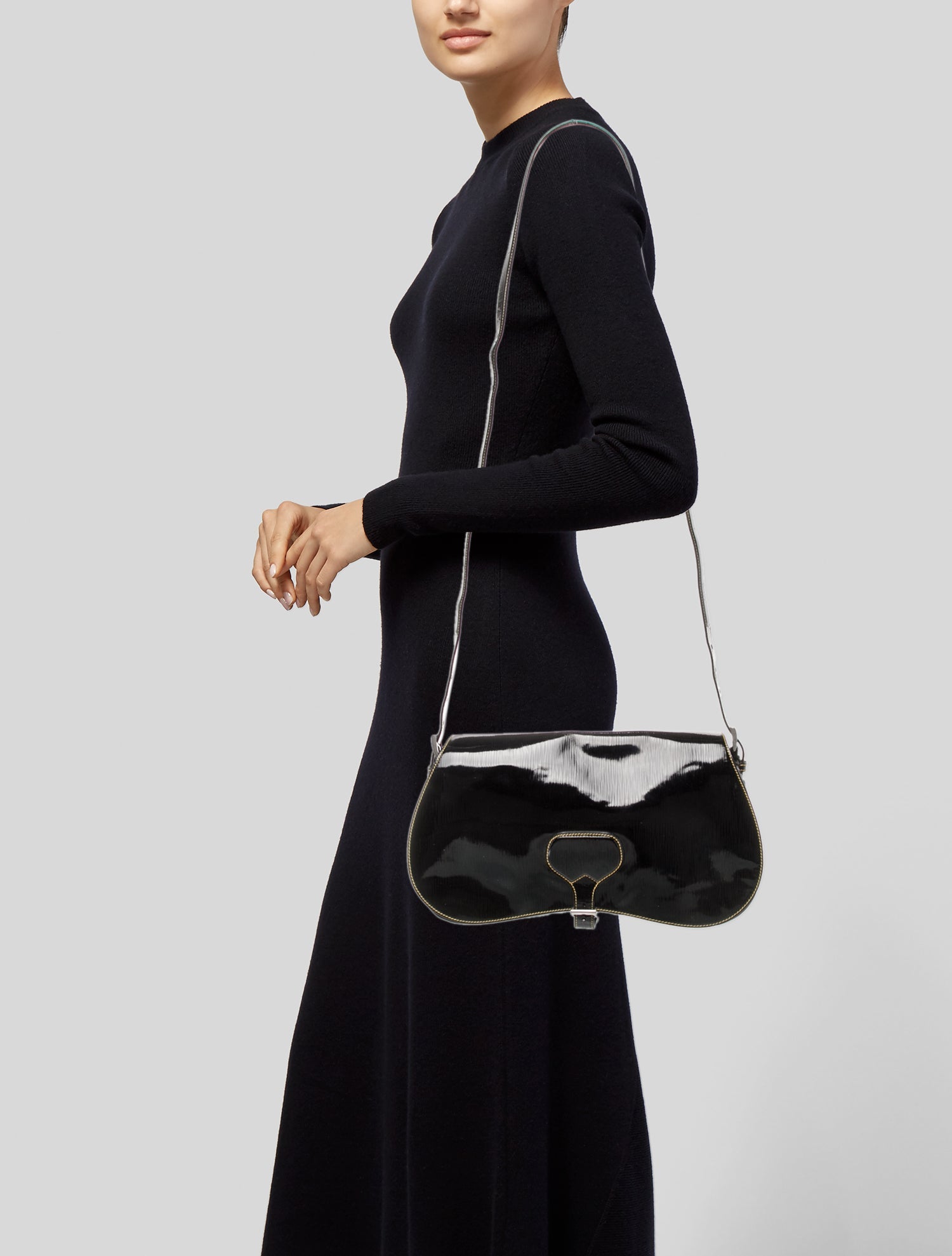 Prada Vernice Leather Paglia