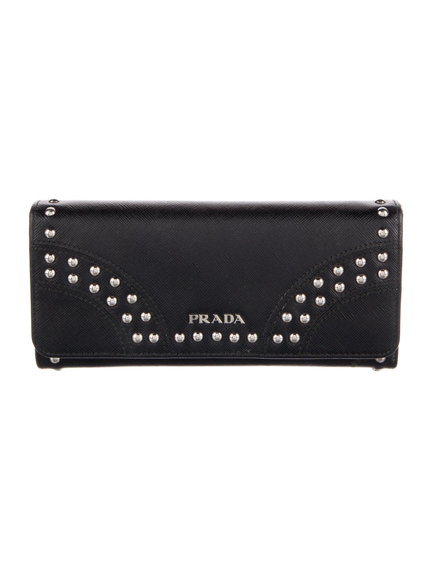 Prada Leather Continental Wallet