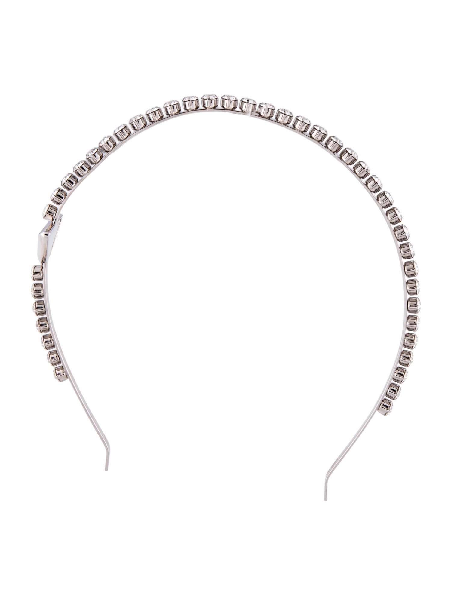 Prada Crystal Emblem Headband