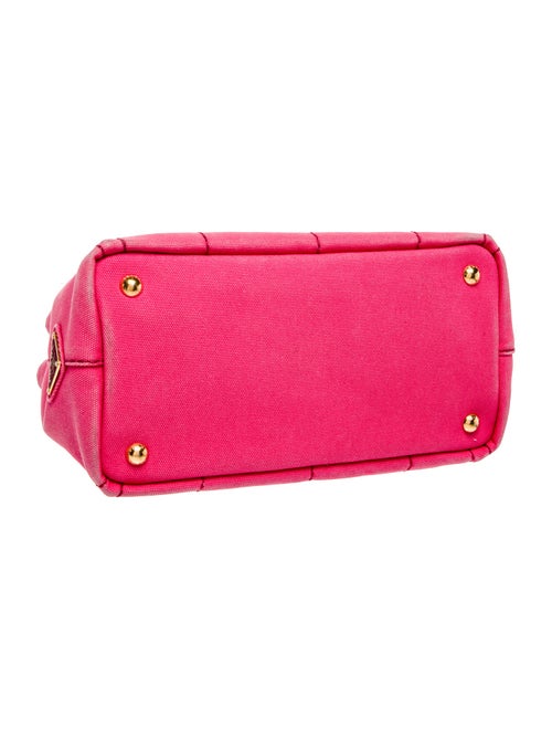 Prada Canvas Top Handle Bag