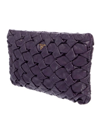Prada Nappa Leather Clutch
