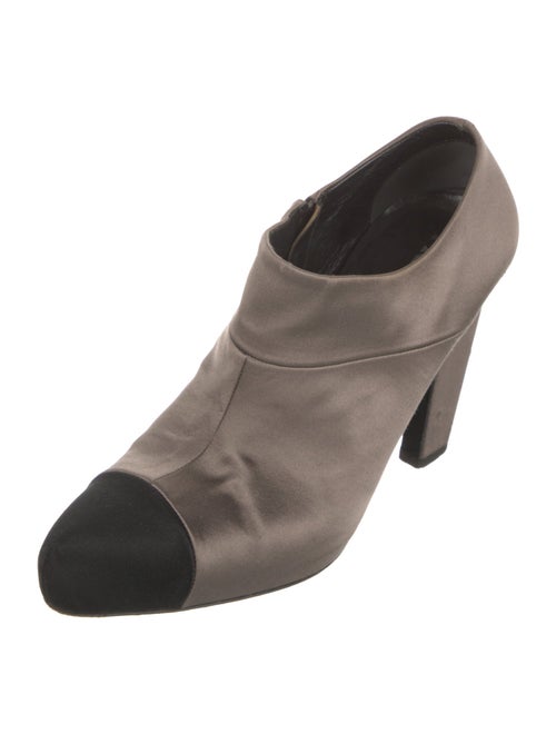 Prada Satin Colorblock Pattern Boots