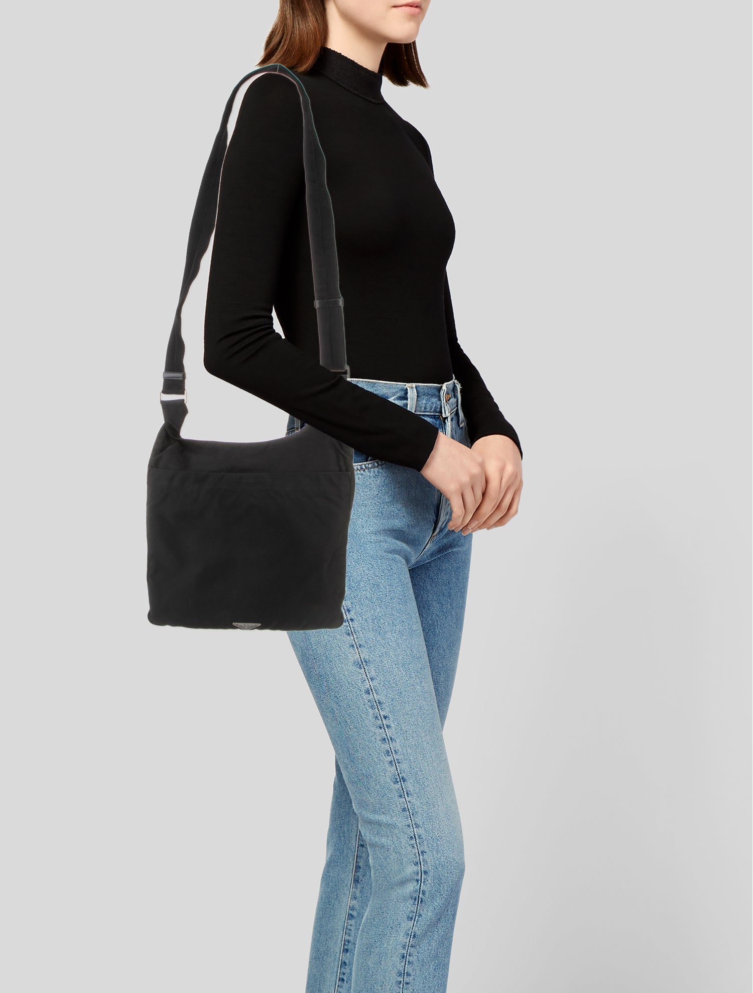 Prada Nylon Messenger Bag