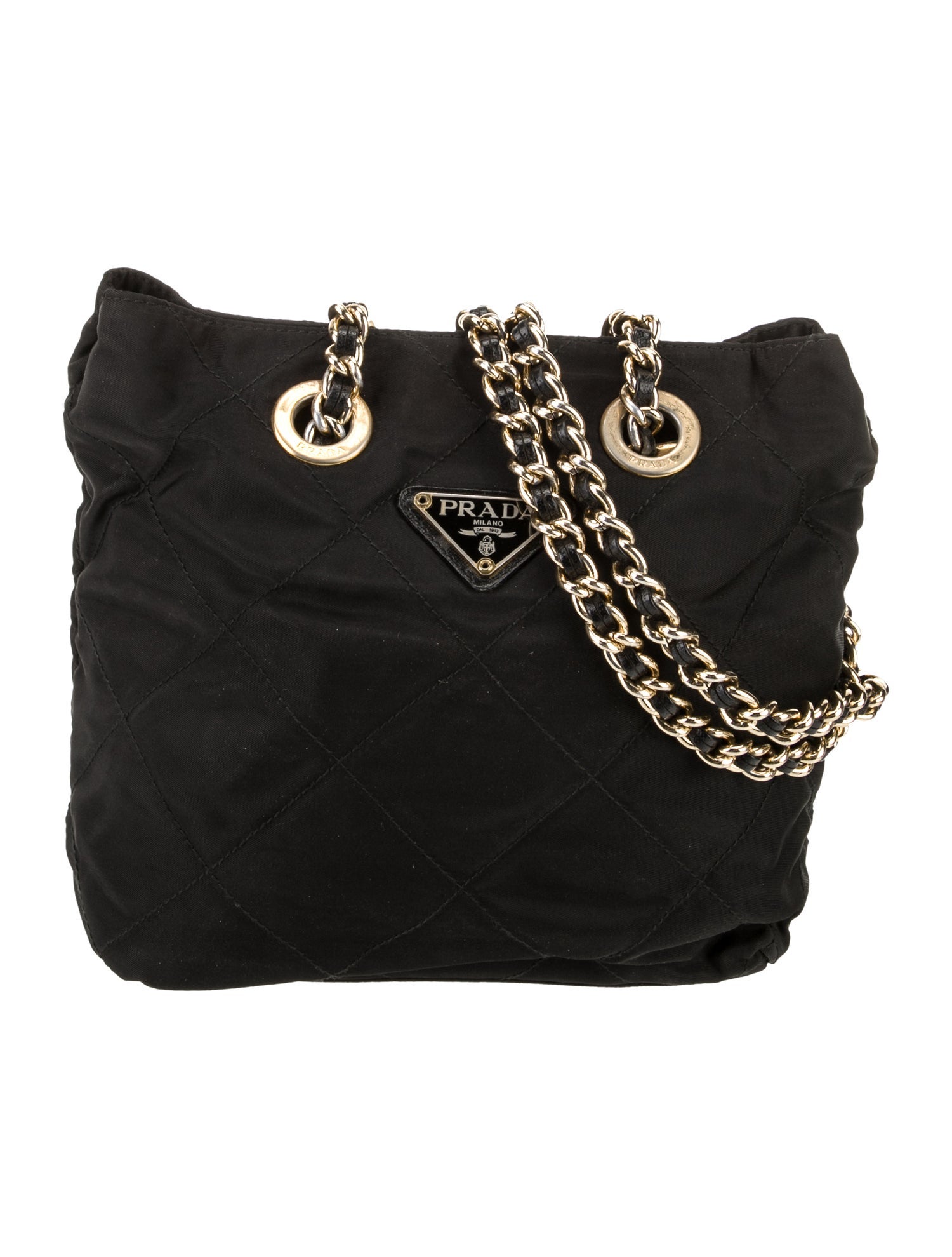 Prada Vela Nylon Shoulder Bag Vintage