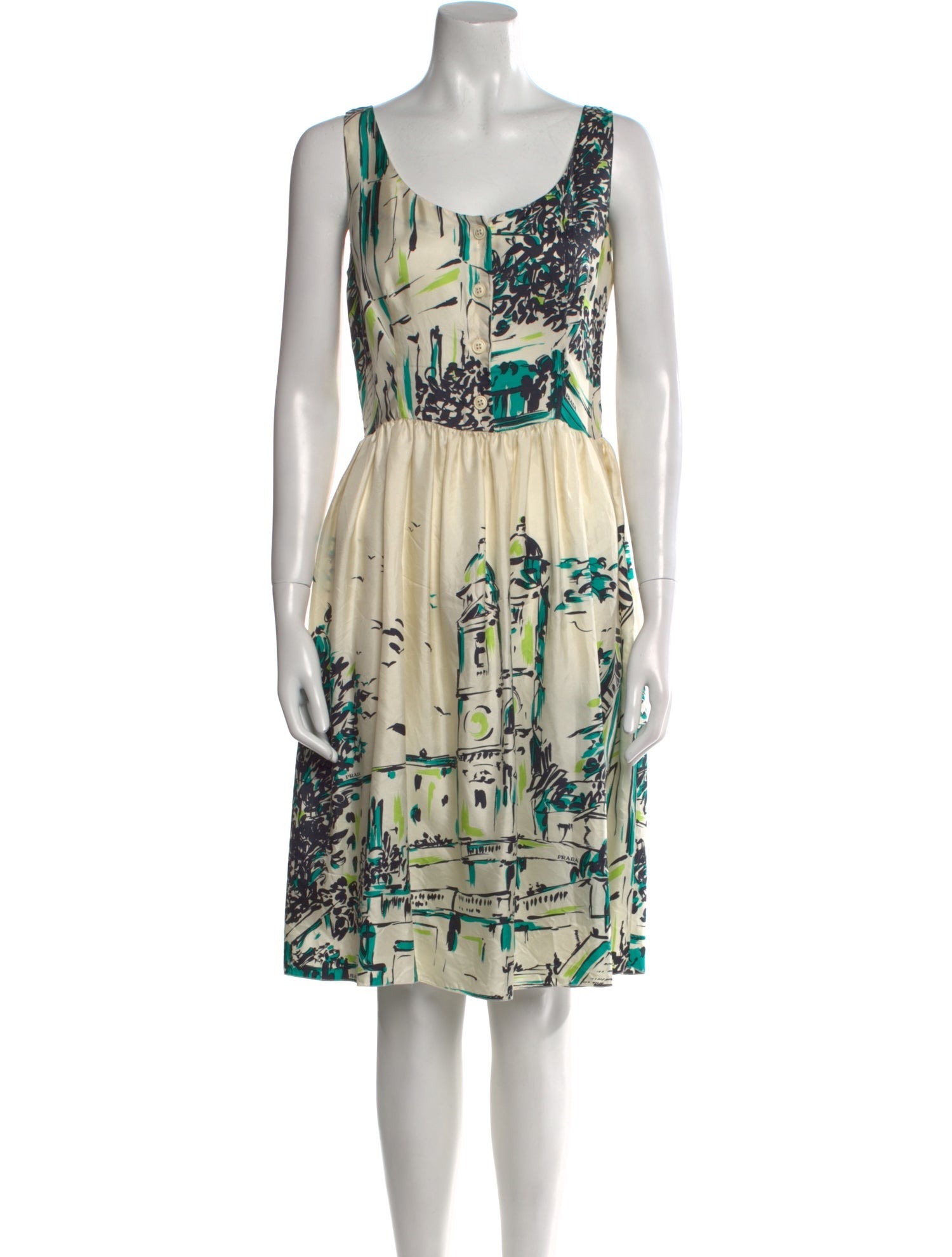 Prada Vintage Knee-Length Dress