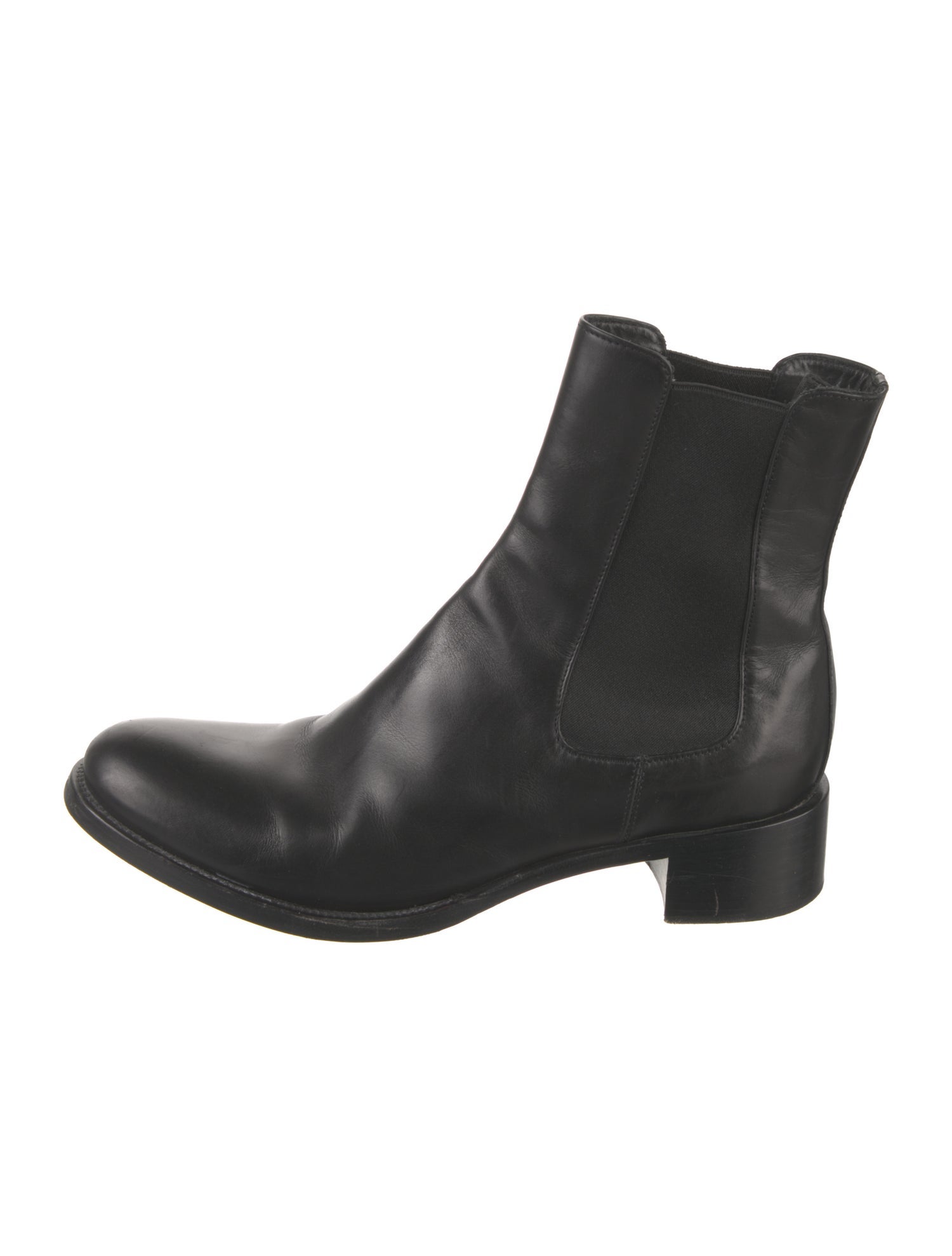 Prada Leather Chelsea Boots