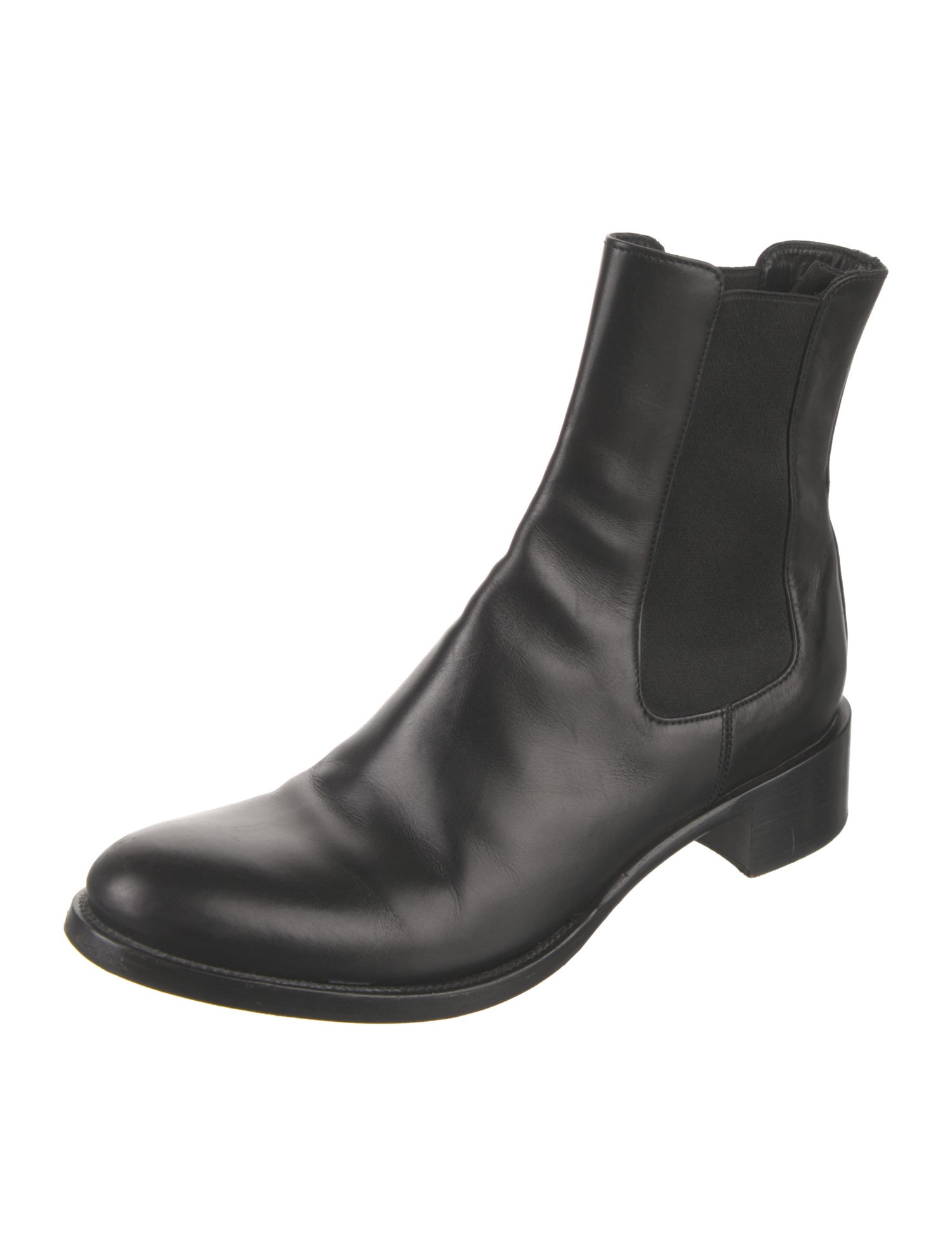 Prada Leather Chelsea Boots