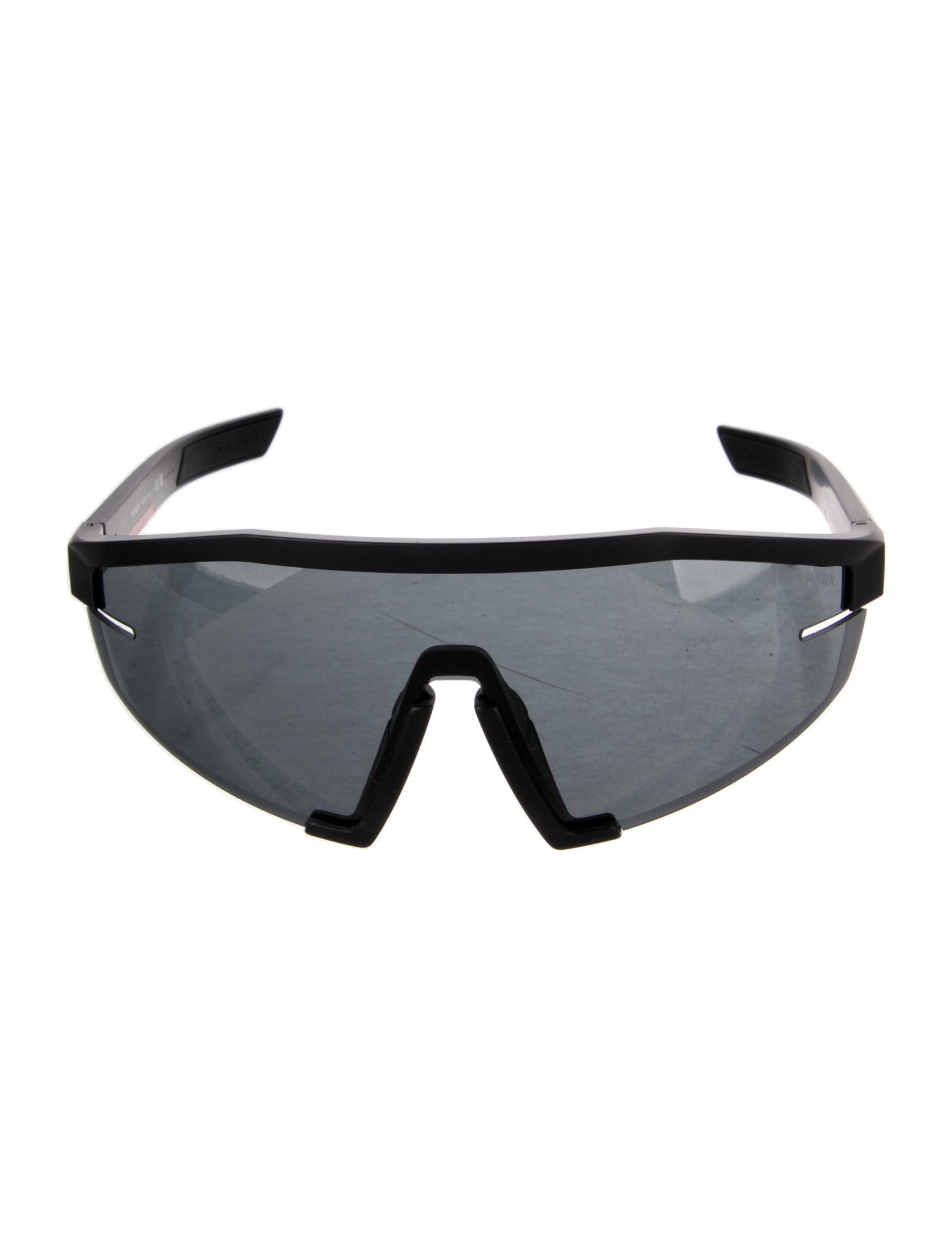 Prada Sport Shield Mirrored Sunglasses