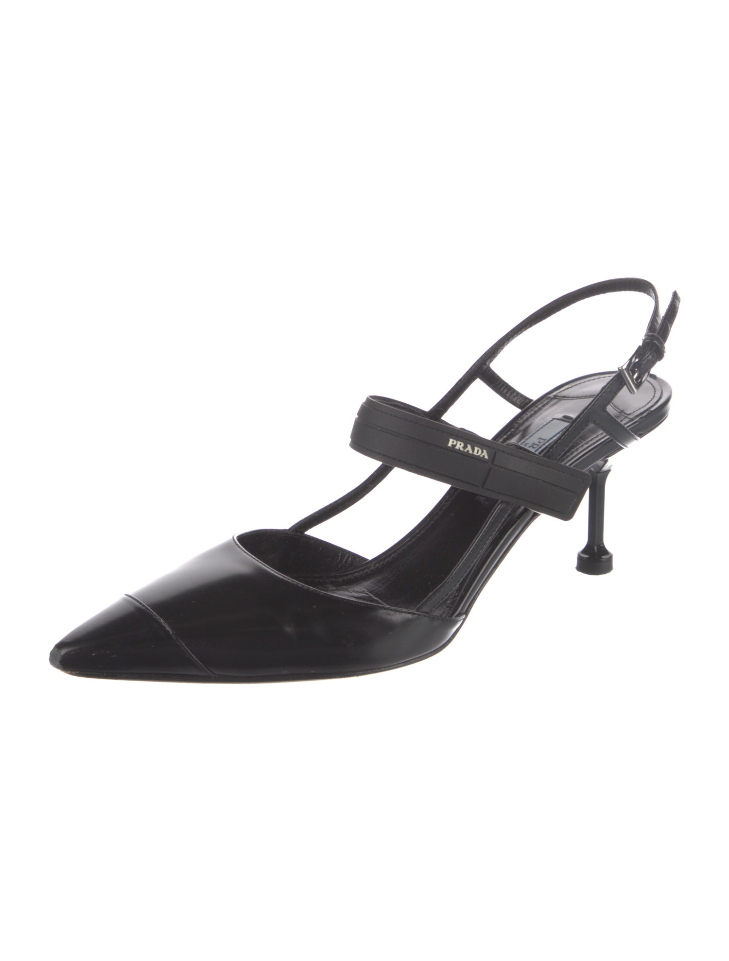 Prada Leather Slingback Pumps