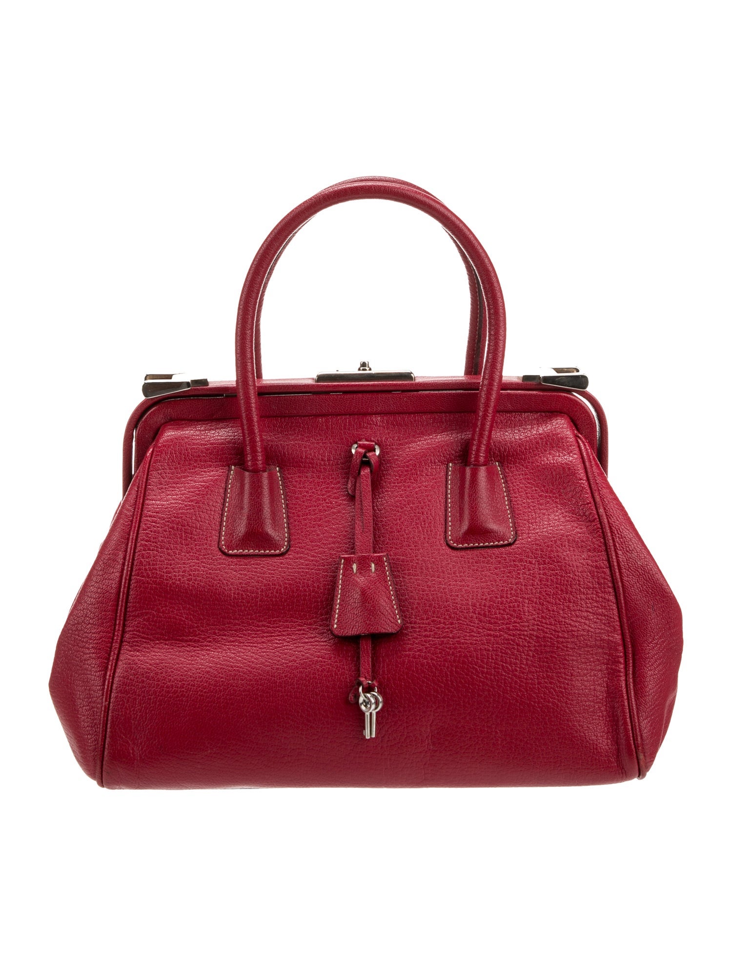 Prada Madras Leather Cerniera