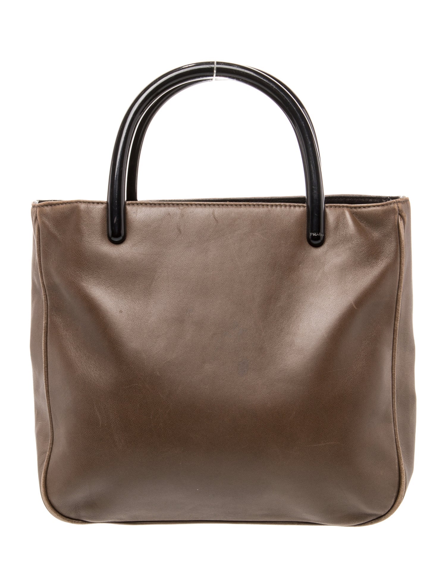 Prada Naplak Leather Top Handle Bag Vintage