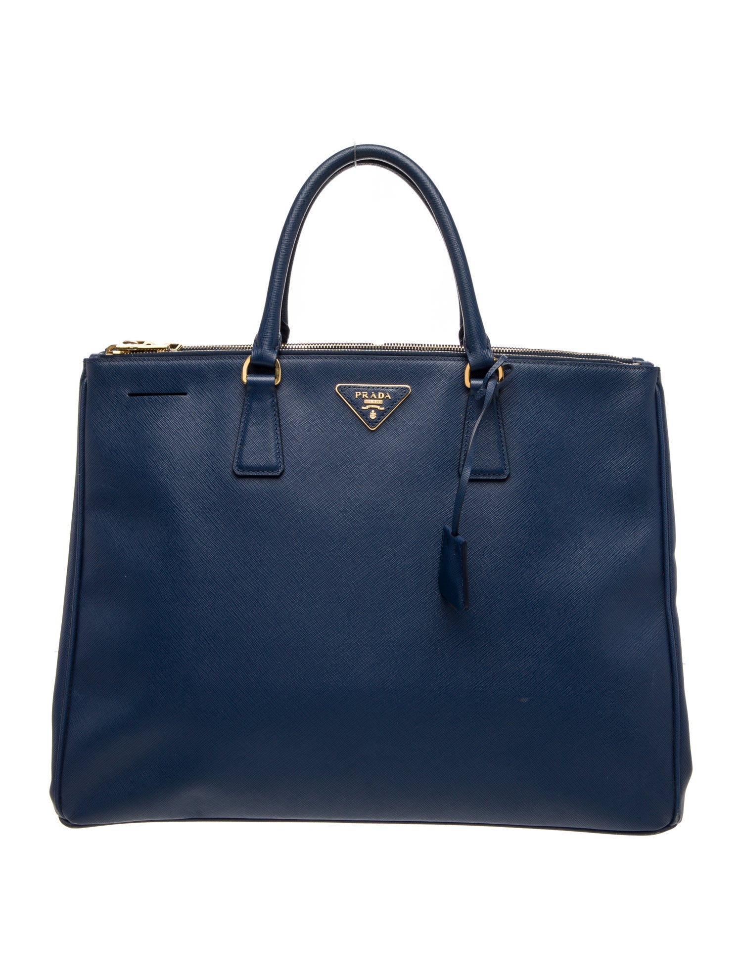 Prada Saffiano Leather Galleria Double Zip XL