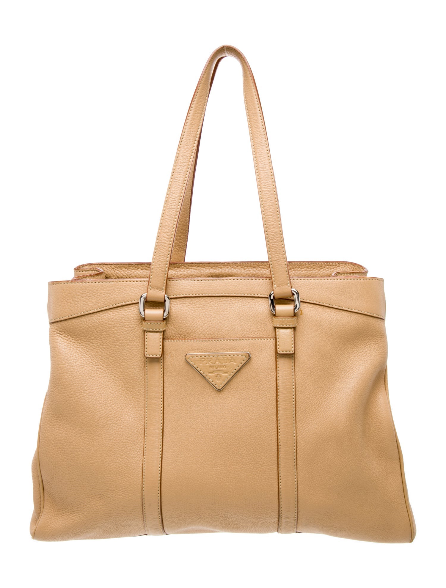 Prada Vitello Daino Leather Top Handle Bag