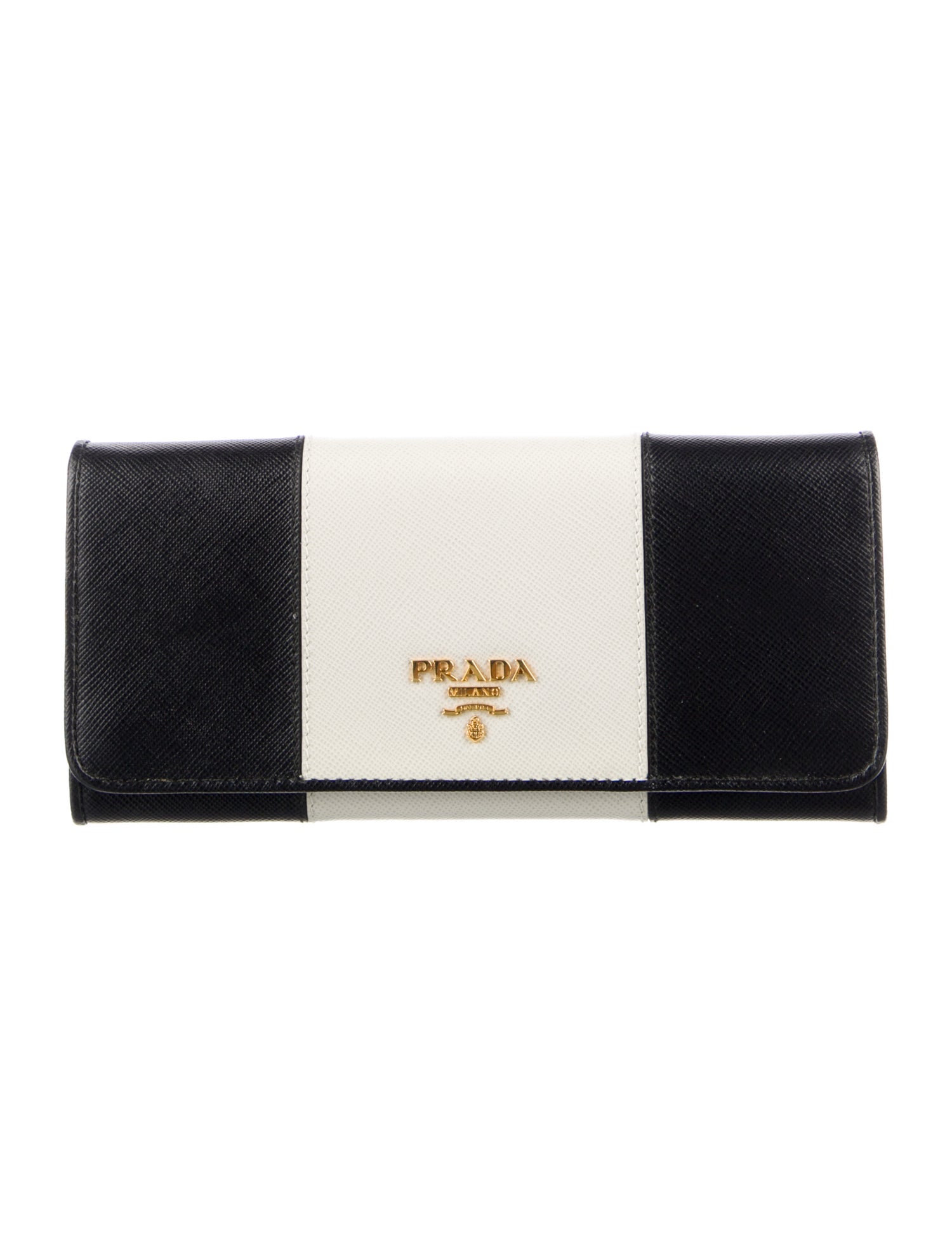 Prada Saffiano Lux Leather Continental Wallet