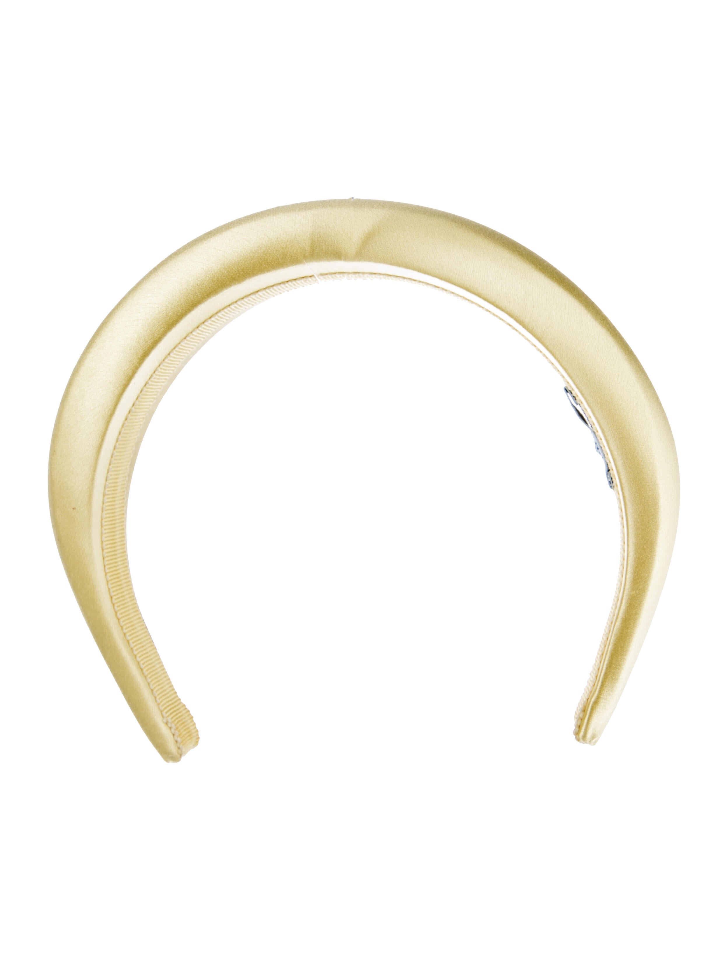 Prada Satin Solid Headband