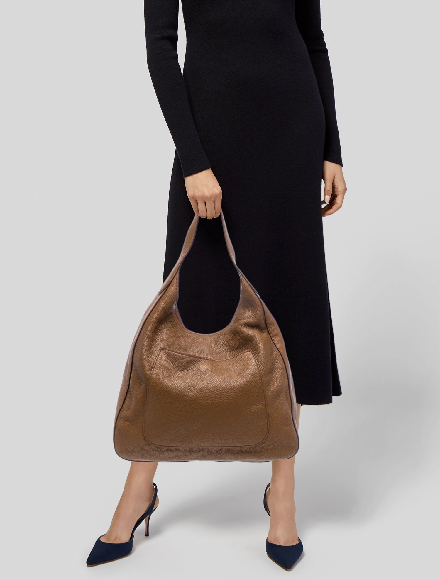 Prada Vitello Daino Leather Hobo