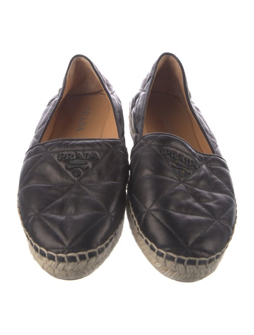Prada Leather Espadrilles