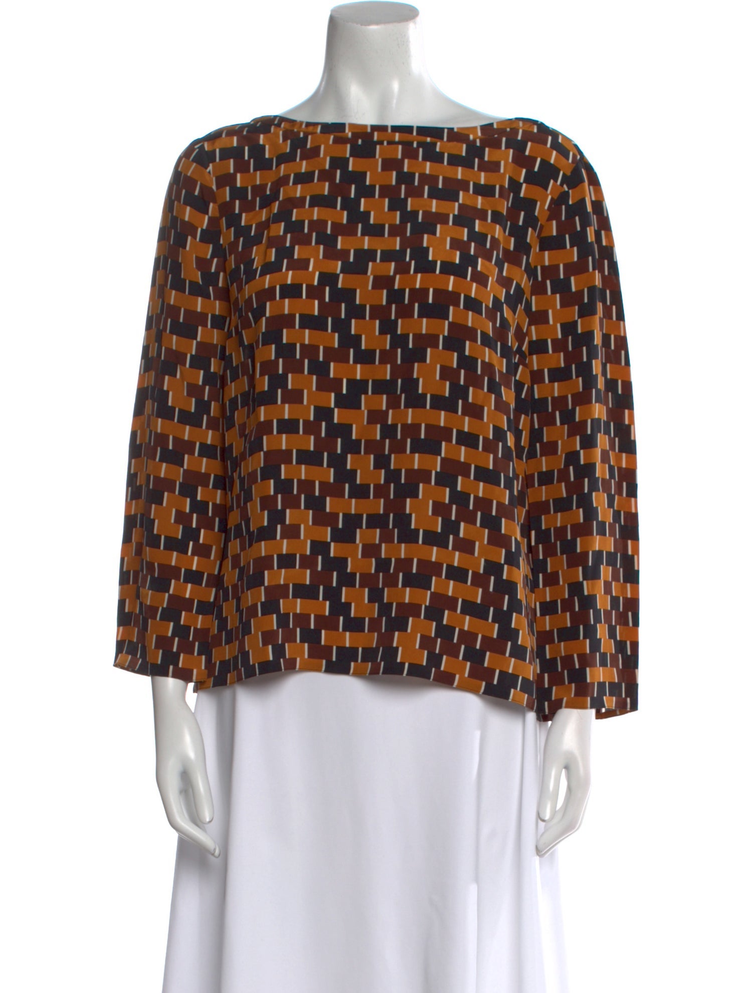 Prada 2015 Printed Blouse