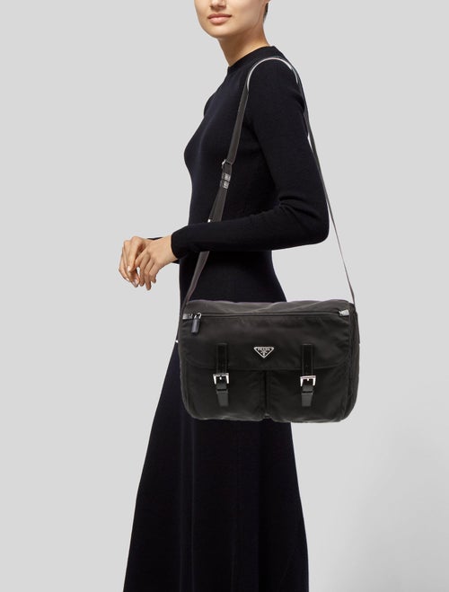 Prada Tessuto Nylon Messenger Bag