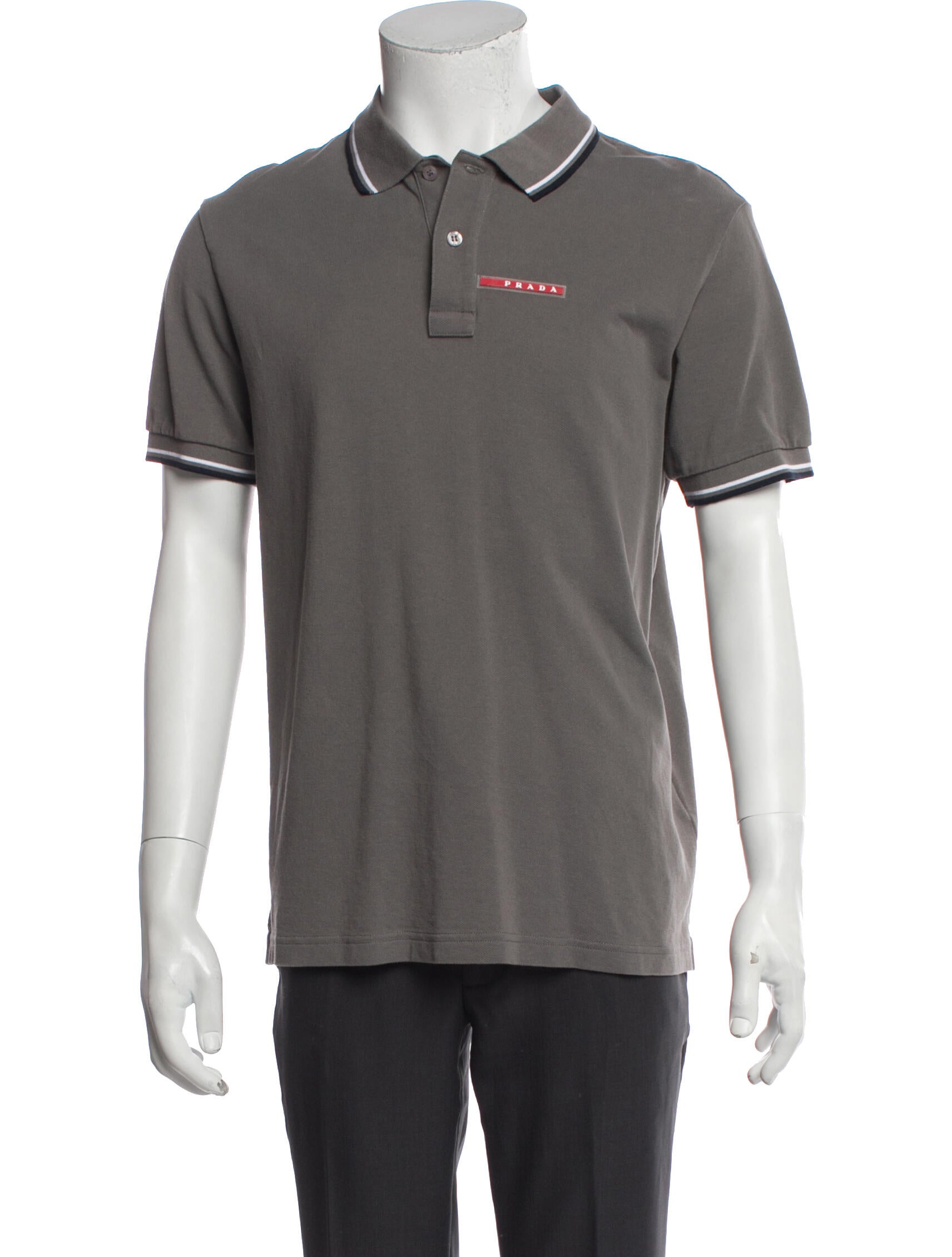 Prada 2018 Crew Neck Polo Shirt