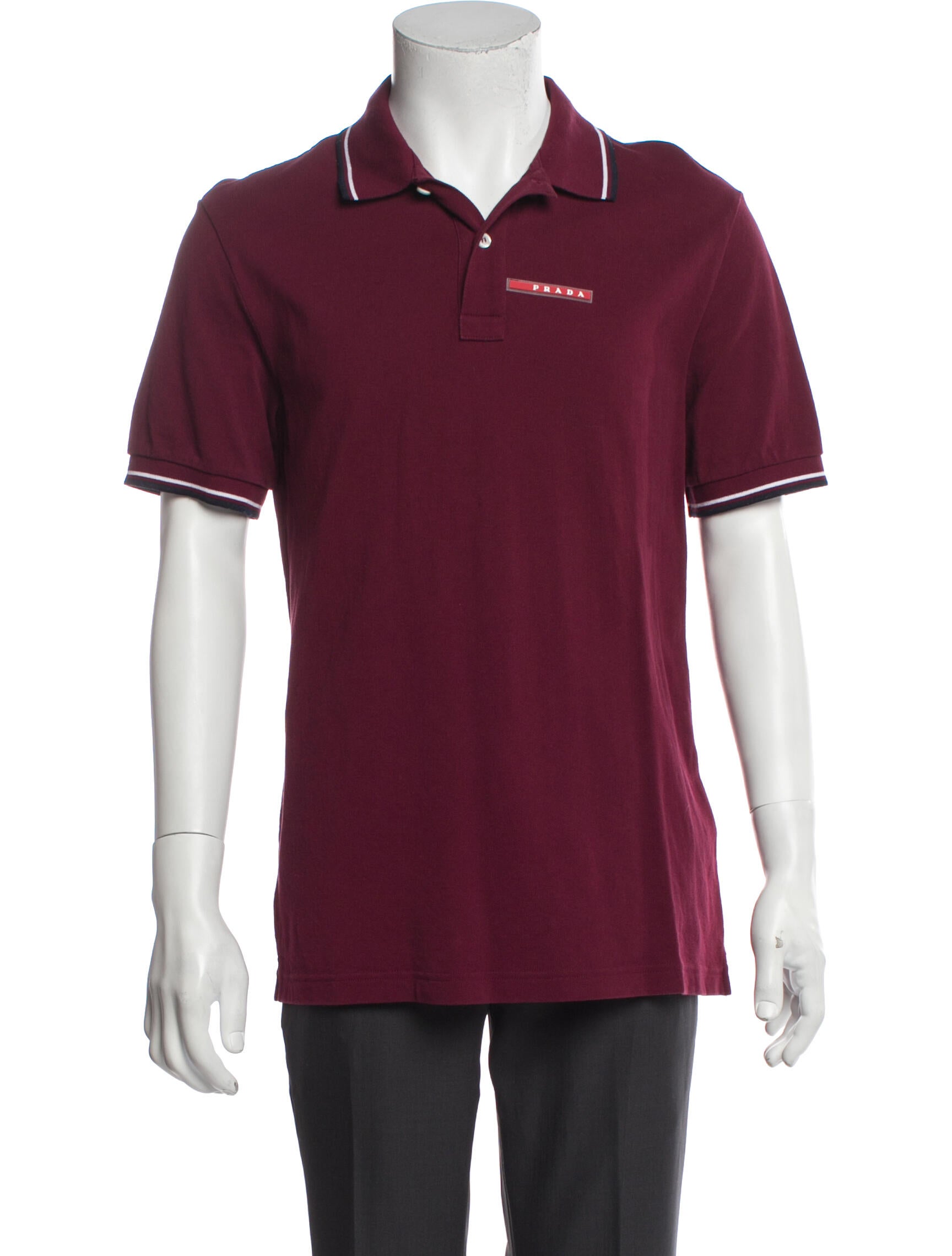 Prada 2018 Crew Neck Polo Shirt